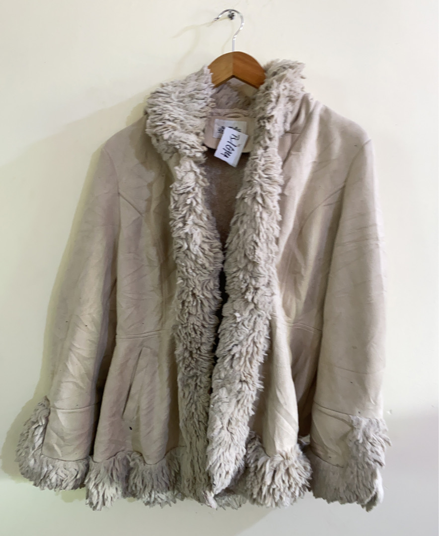 Women's Faux Fur Trimmed Coat