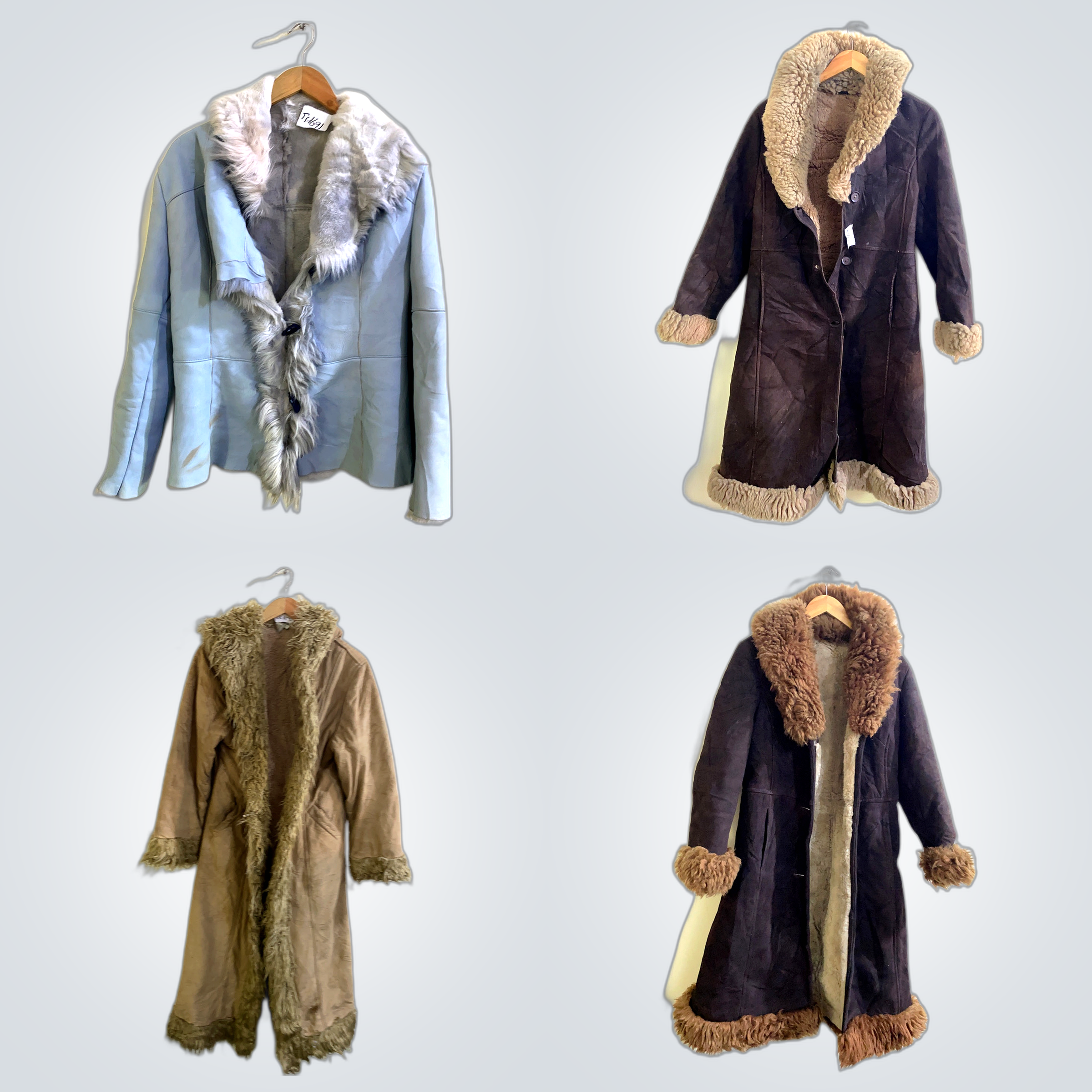 「SMOGファーパーカー＆6つのファーコートバンドルファッションロット」