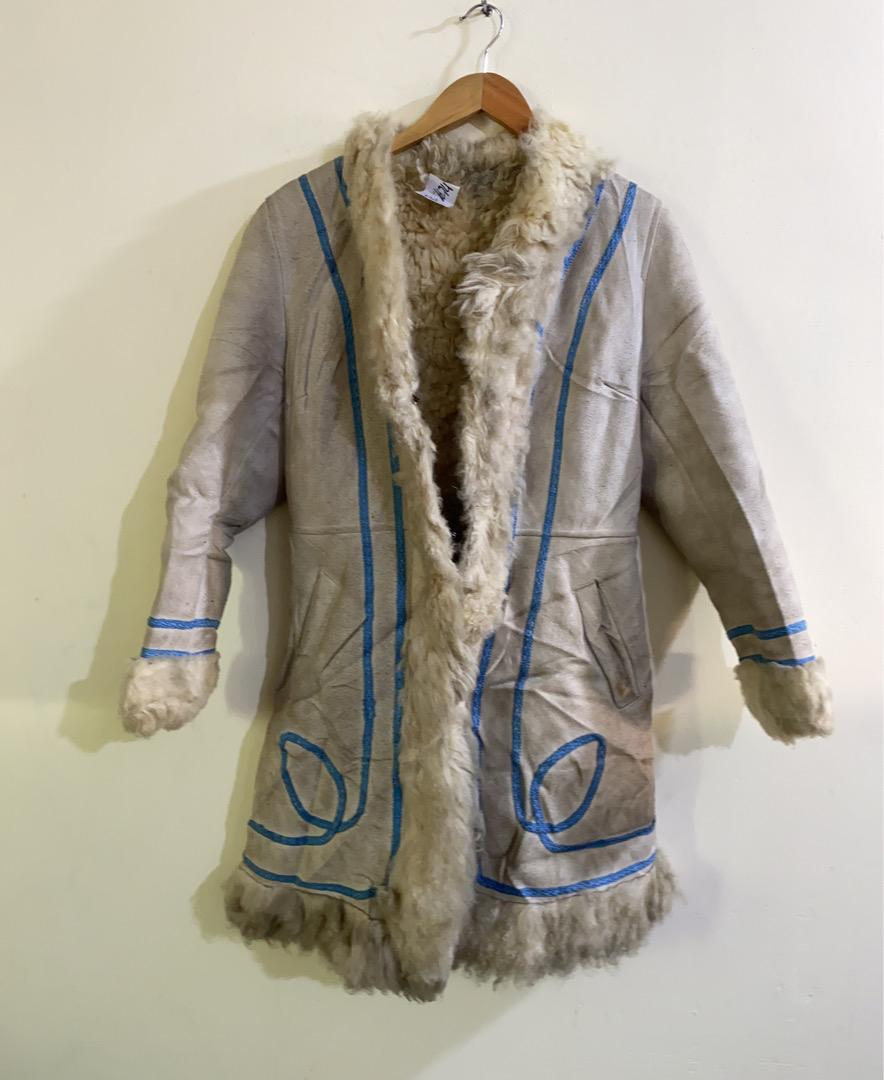 Cappotto foderato in pelliccia