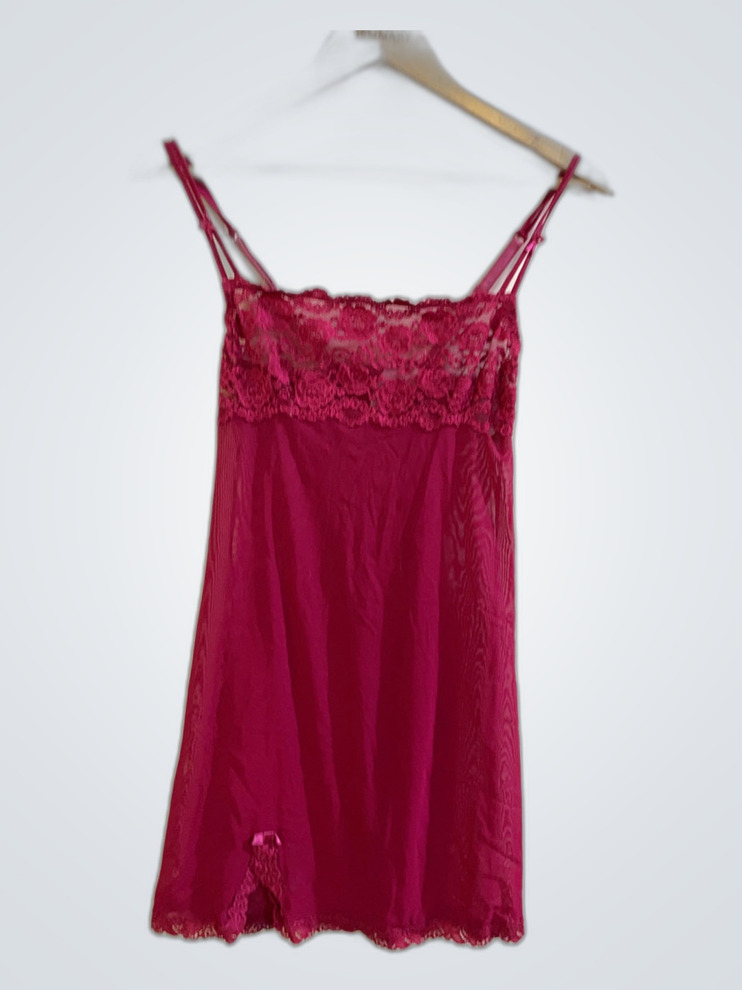 Chemisier in pizzo rosa