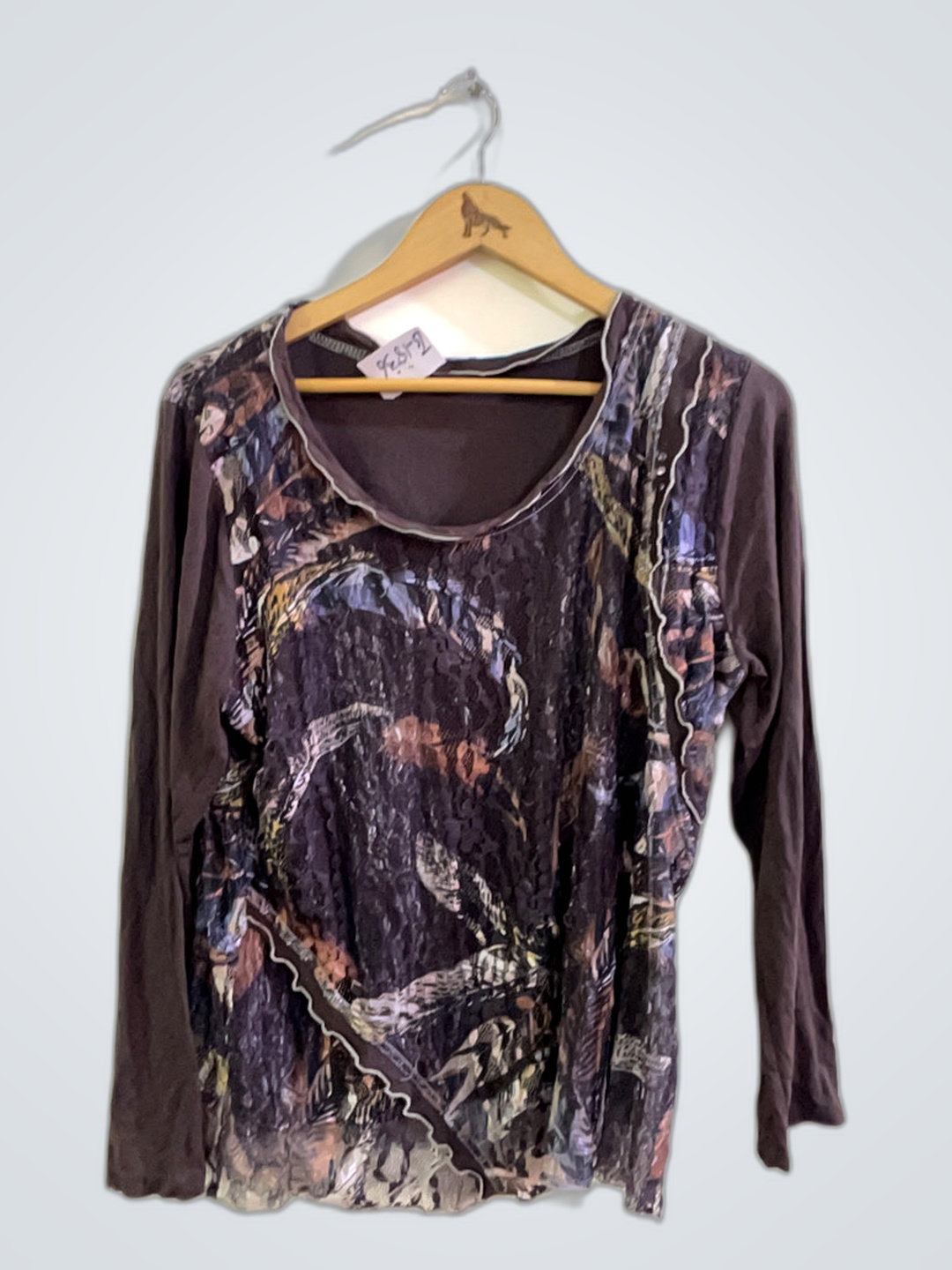 Blouse avec motif abstrait