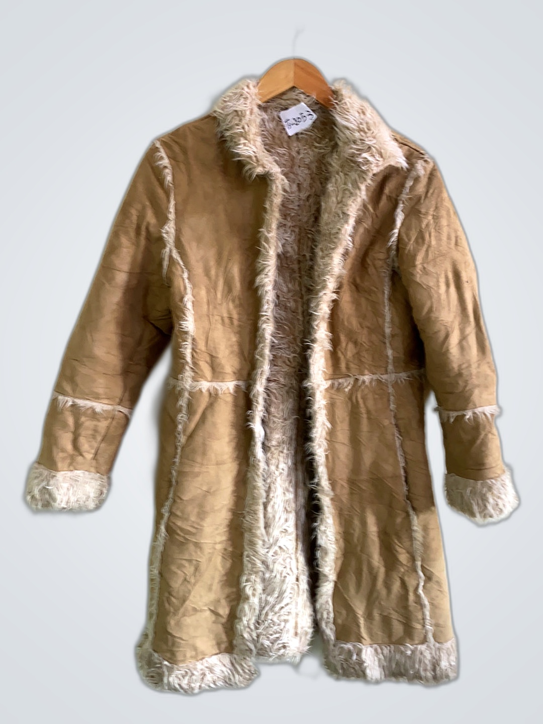 Collusion Faux Fur Coat