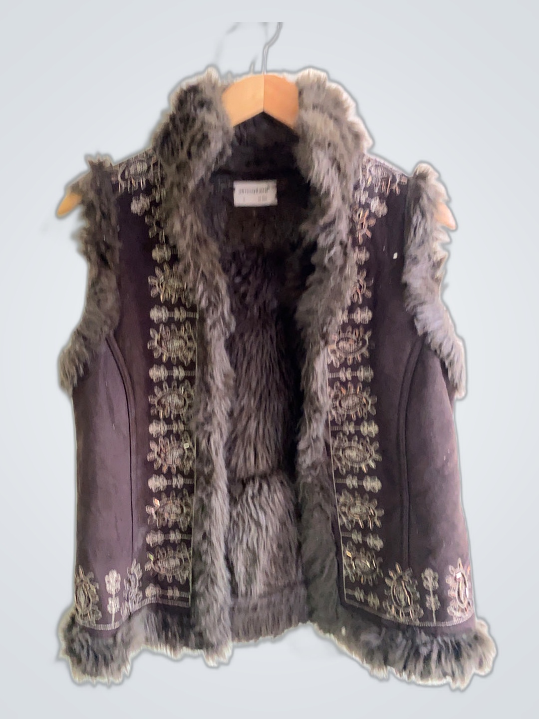 Atmosphere Fur-Trimmed Vest