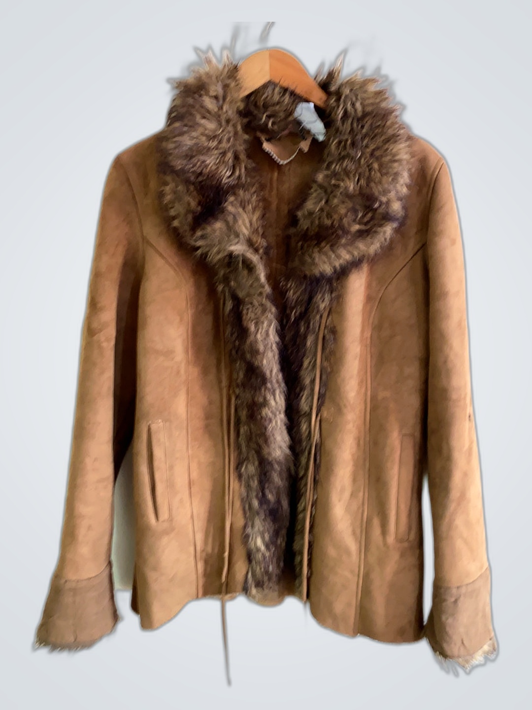 Brown Fur-Lined Jacket