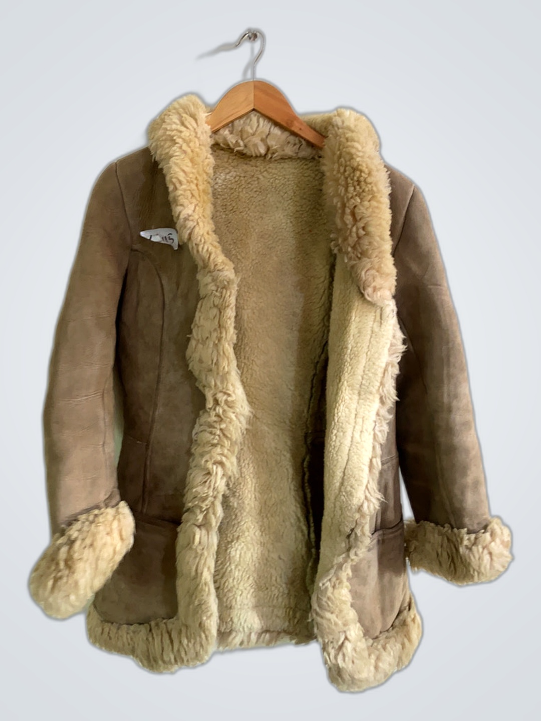 Brown Fur-Trimmed Jacket