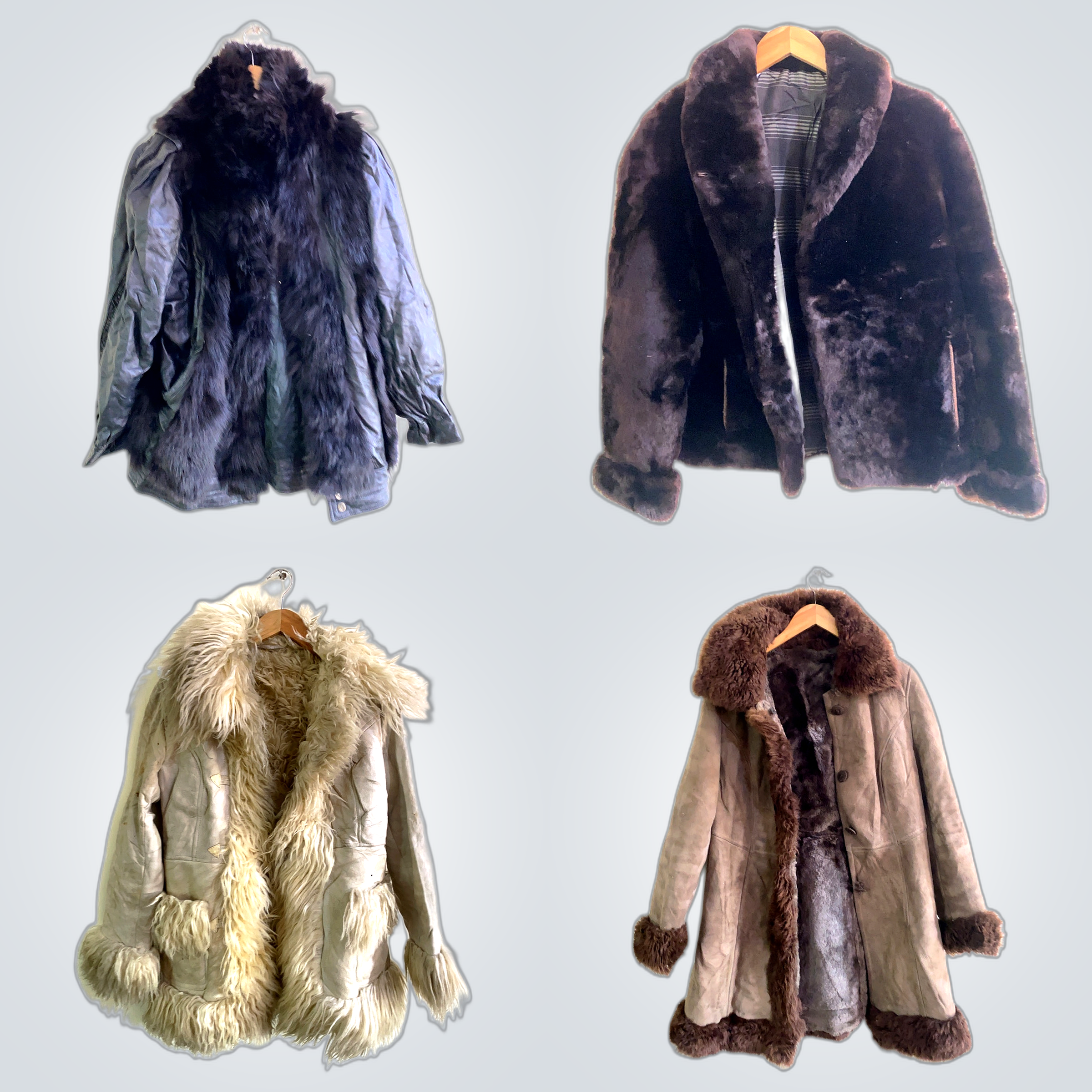 Ensemble de manteaux en fourrure de luxe - Lot de ..