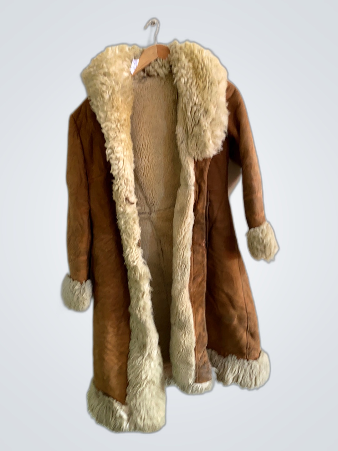 Brown Fur-Lined Coat