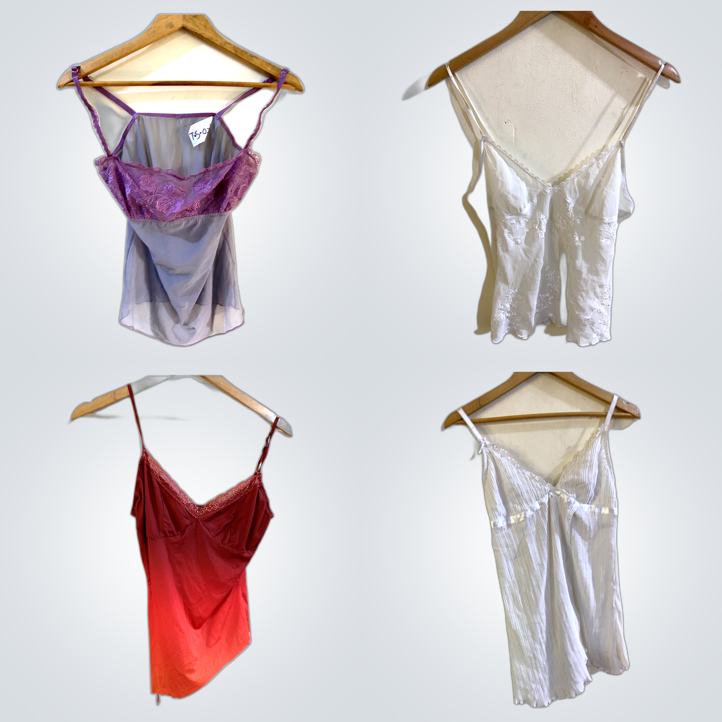 Y2K Lace Trim Camisoles