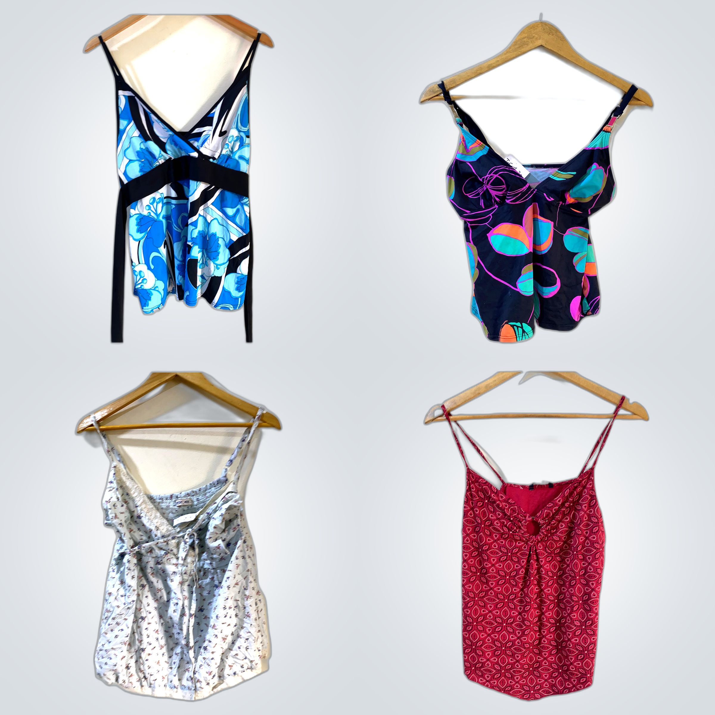 Ensemble de camisoles imprimées Y2K