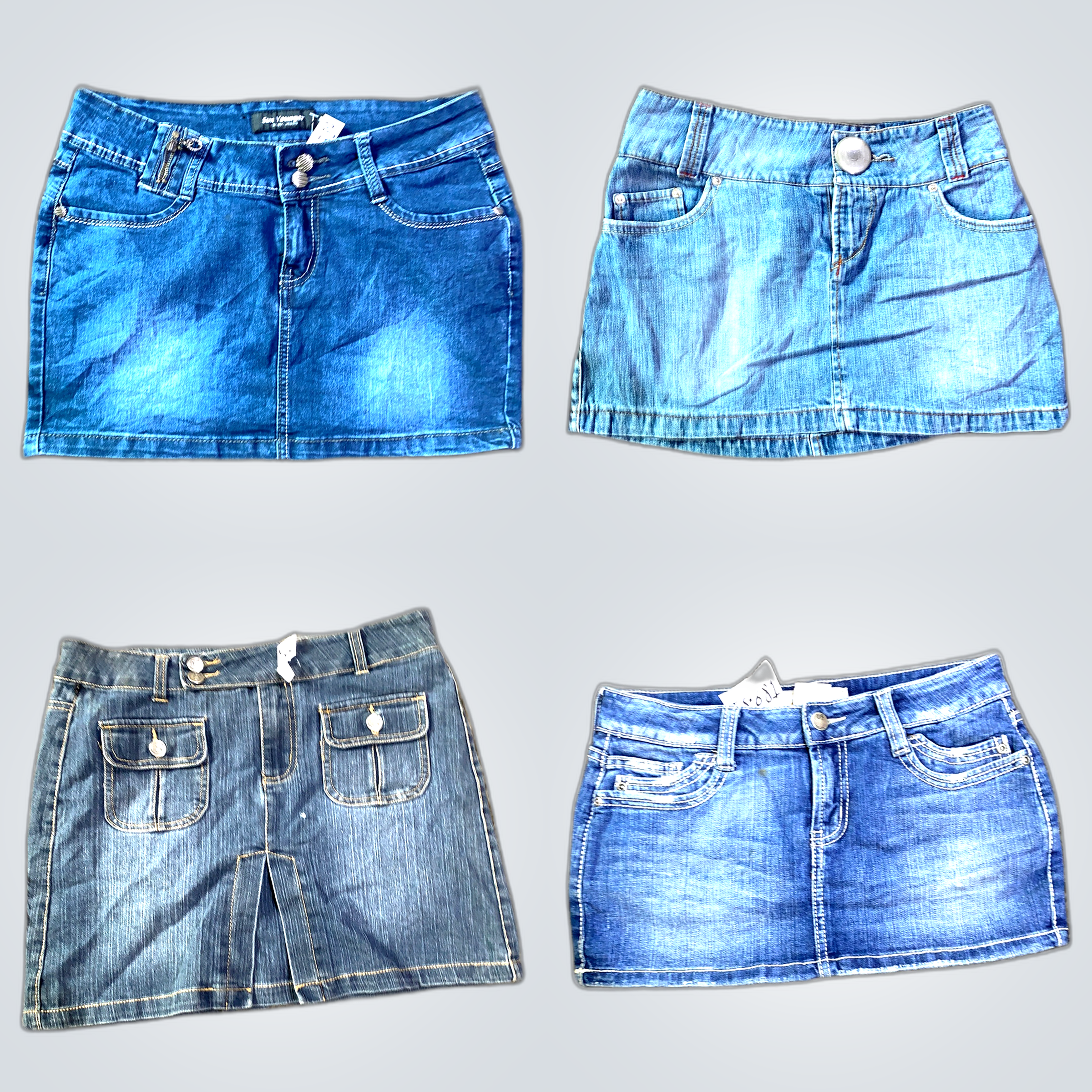 Y2K Denim Mini Röcke