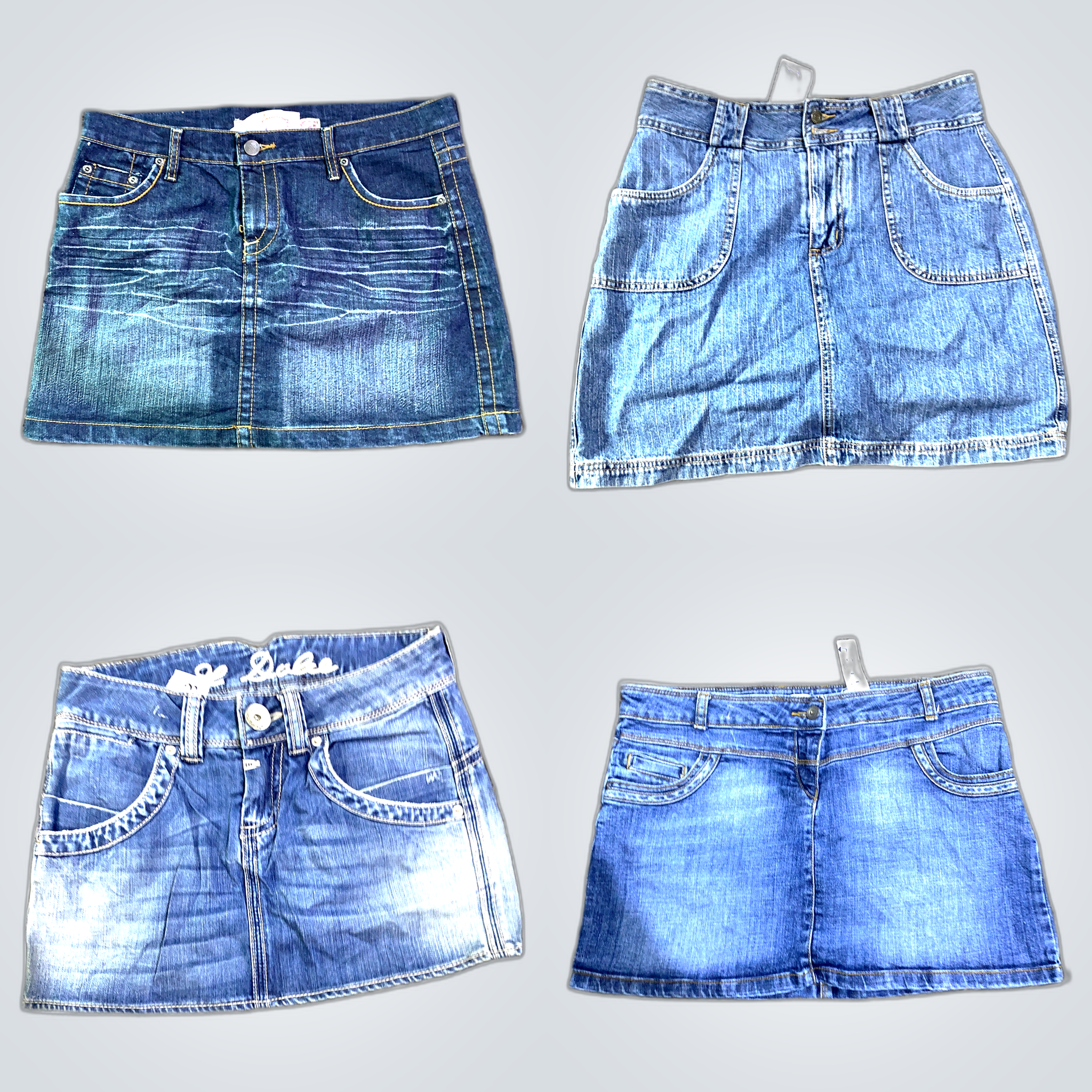 Y2K Denim Mini-Röcke