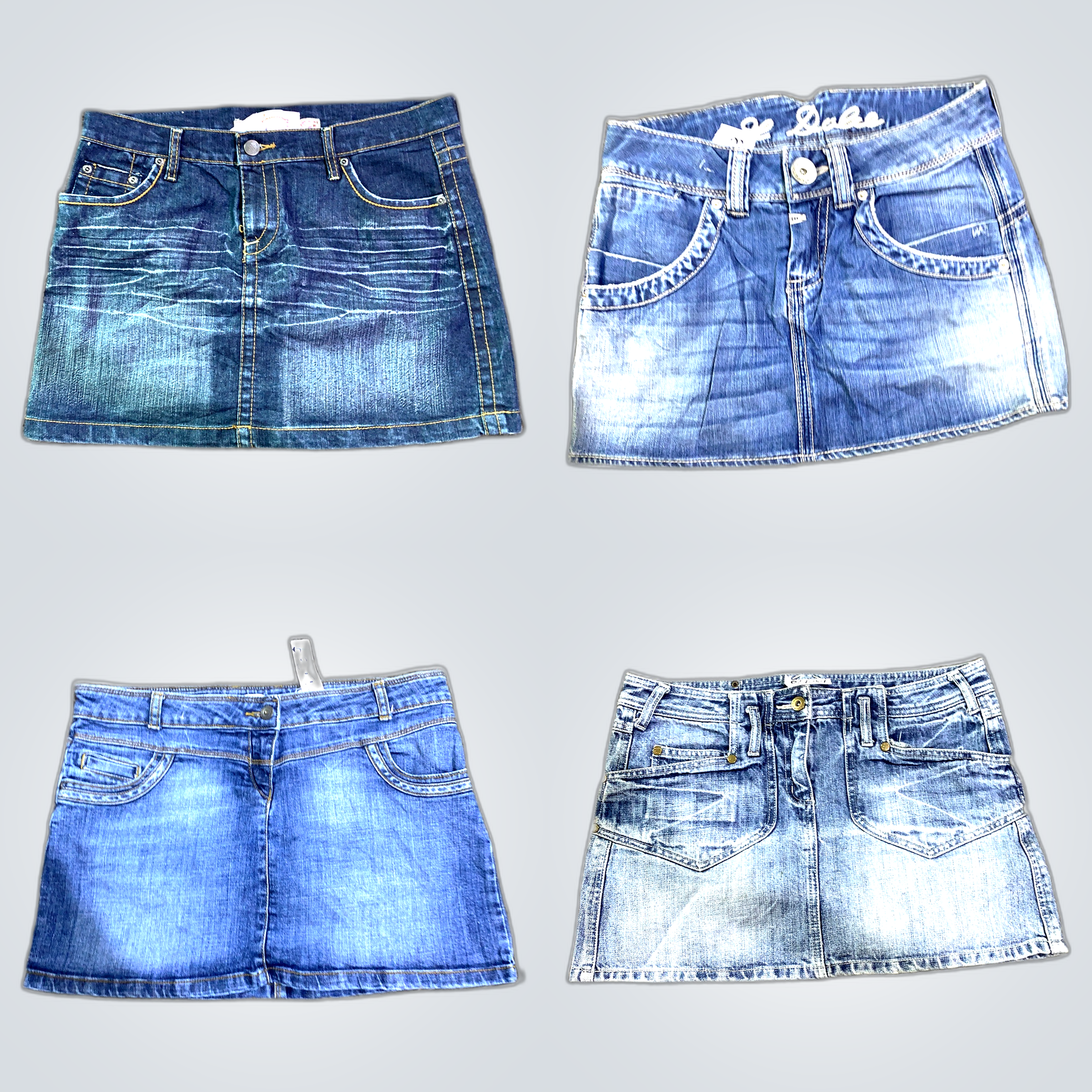 Y2K Denim Mini Röcke