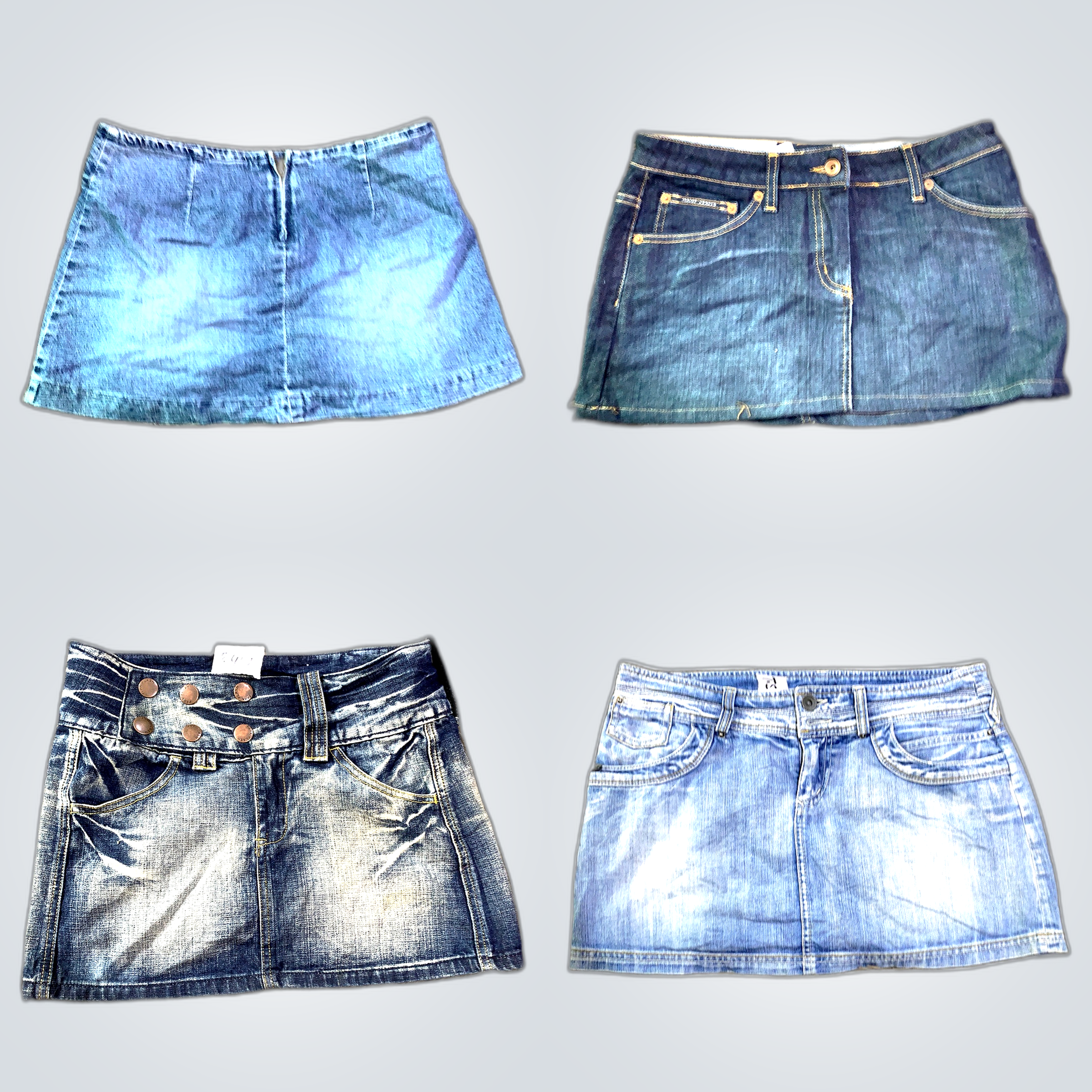 Y2K Denim Mini Skirts