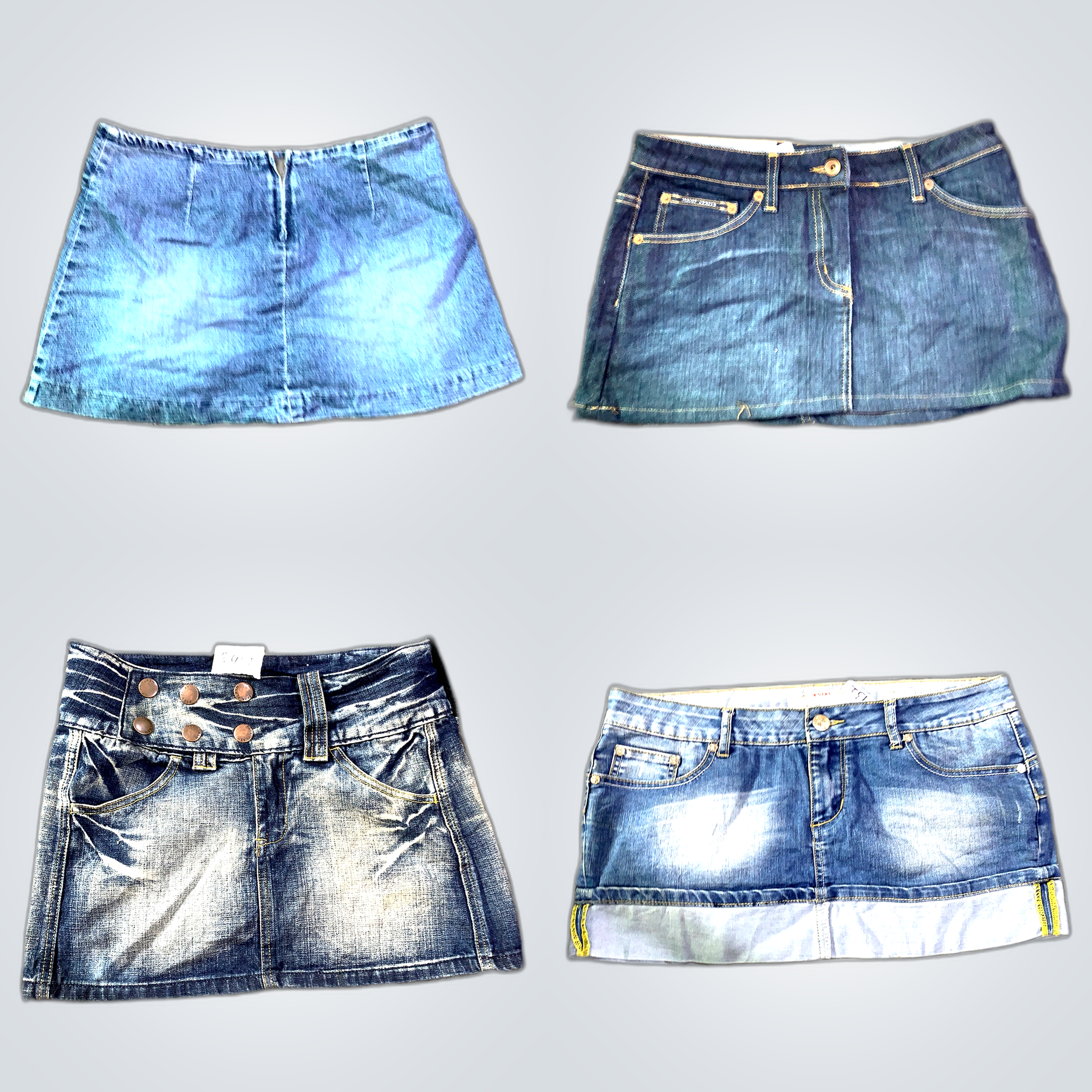 Y2K Denim Mini Skirts