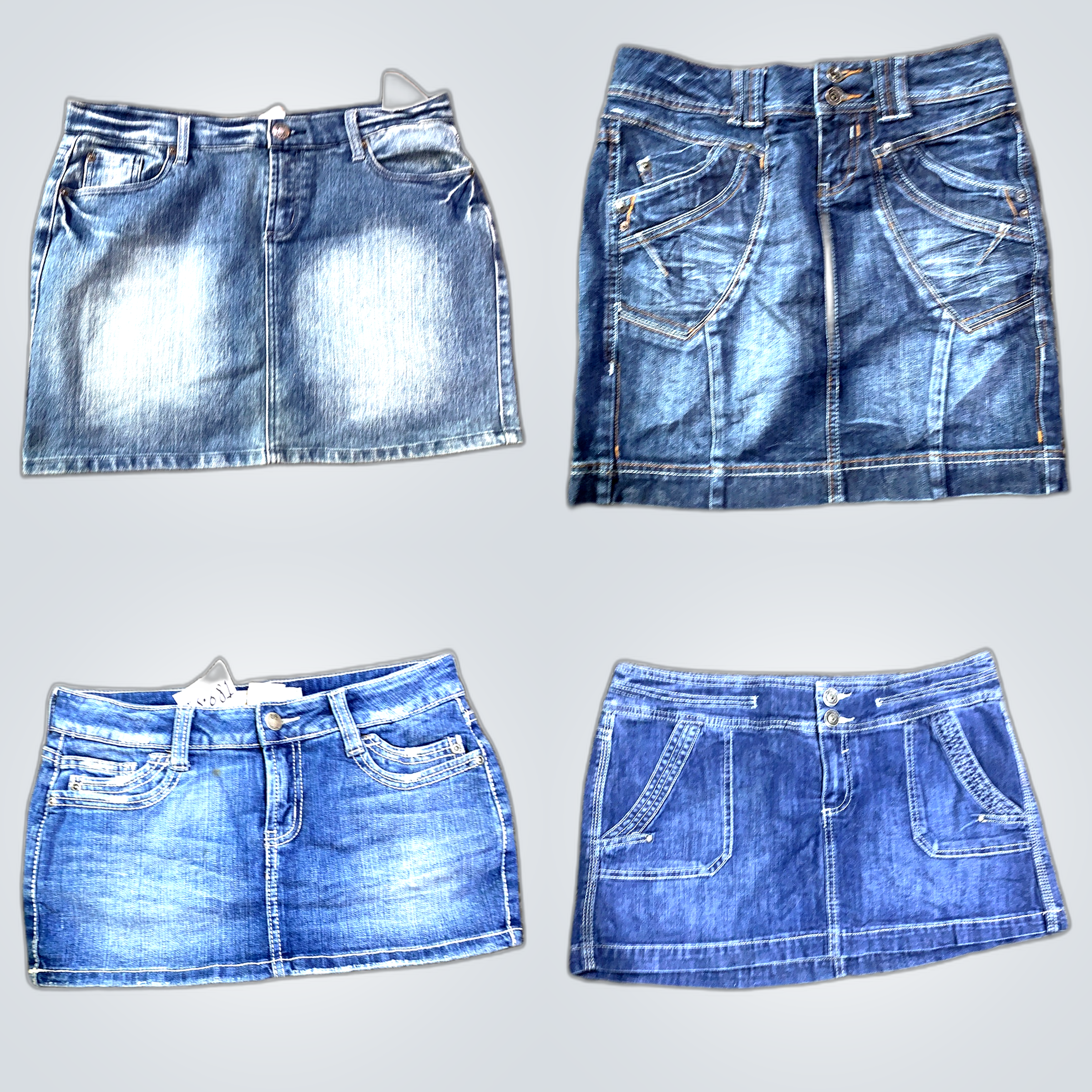 Y2K Denim Mini Röcke