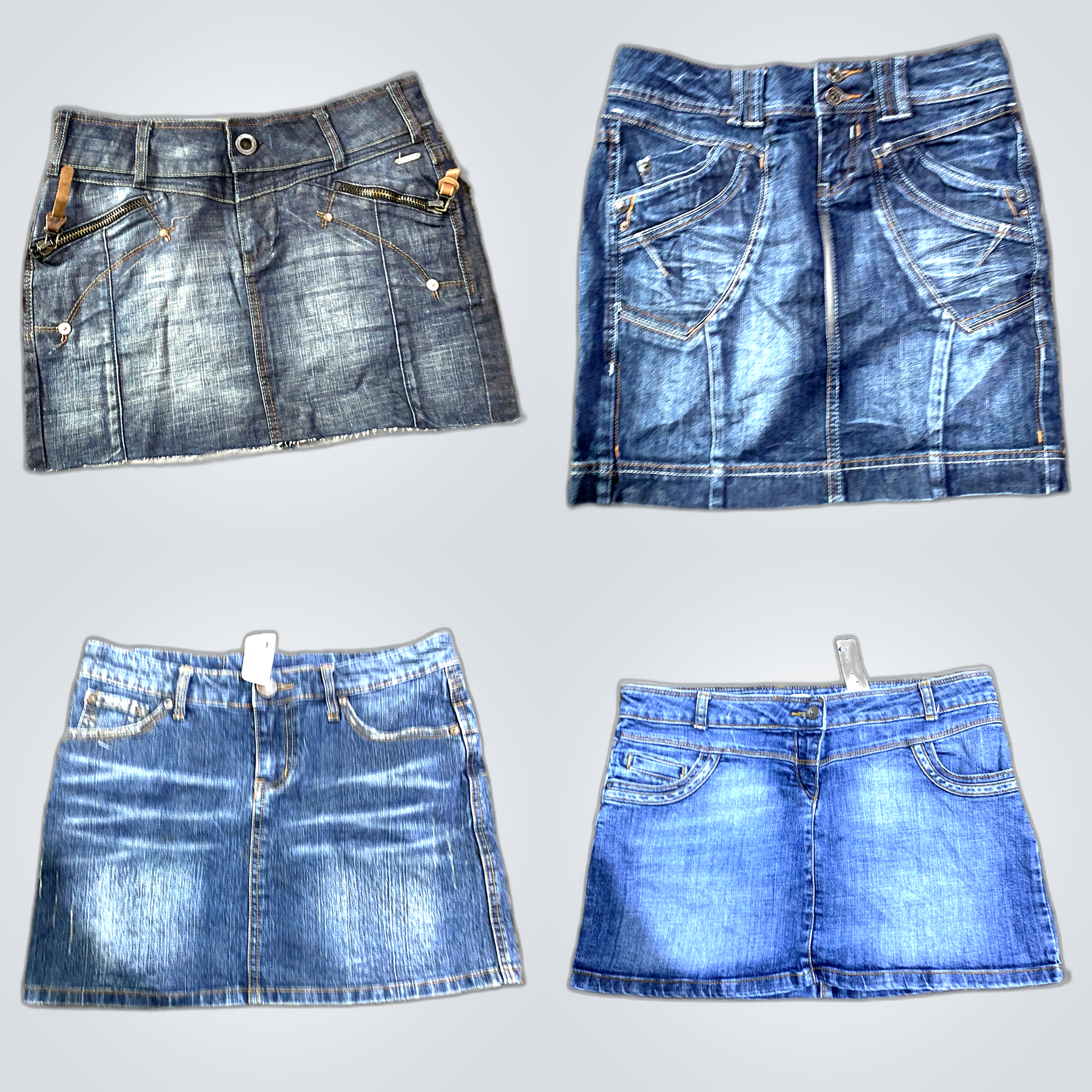 Y2K Denim Mini-Röcke