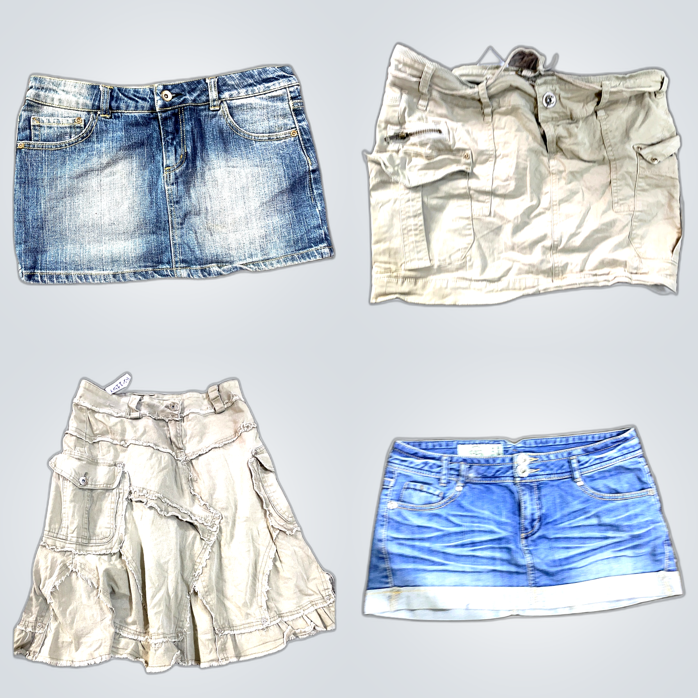 Y2K Denim Mini Skirts