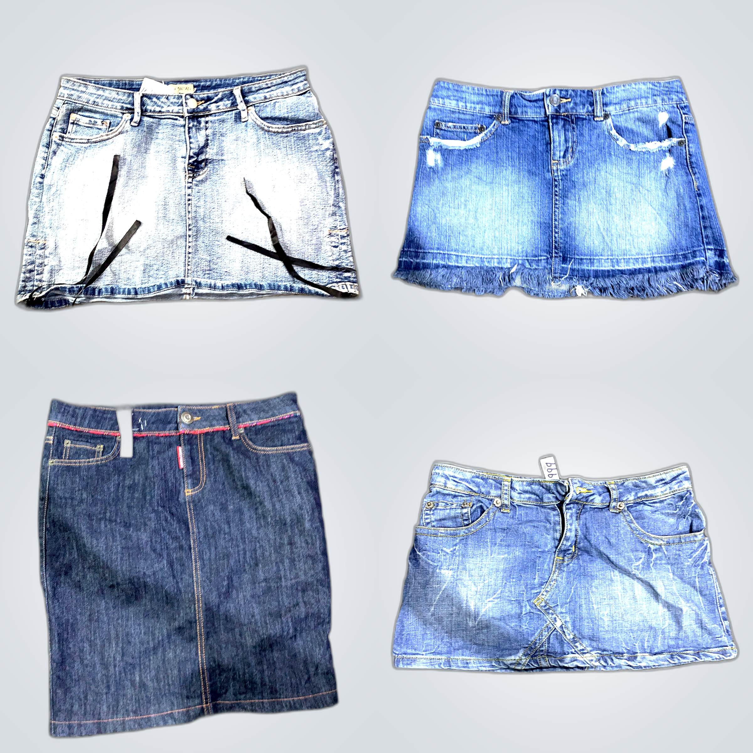 Diesel Y2K Denim Mini Skirts