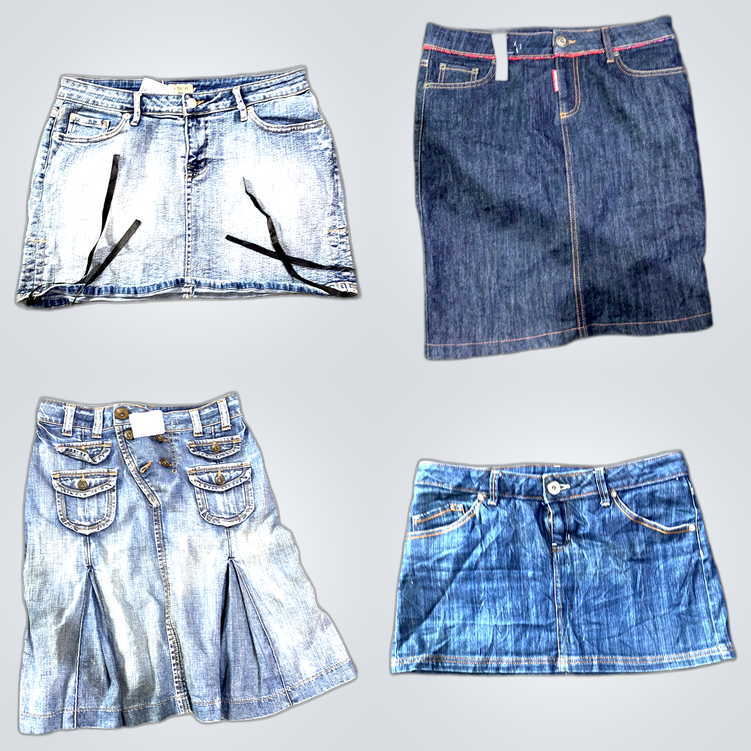 Diesel Y2K Denim Mini Skirts