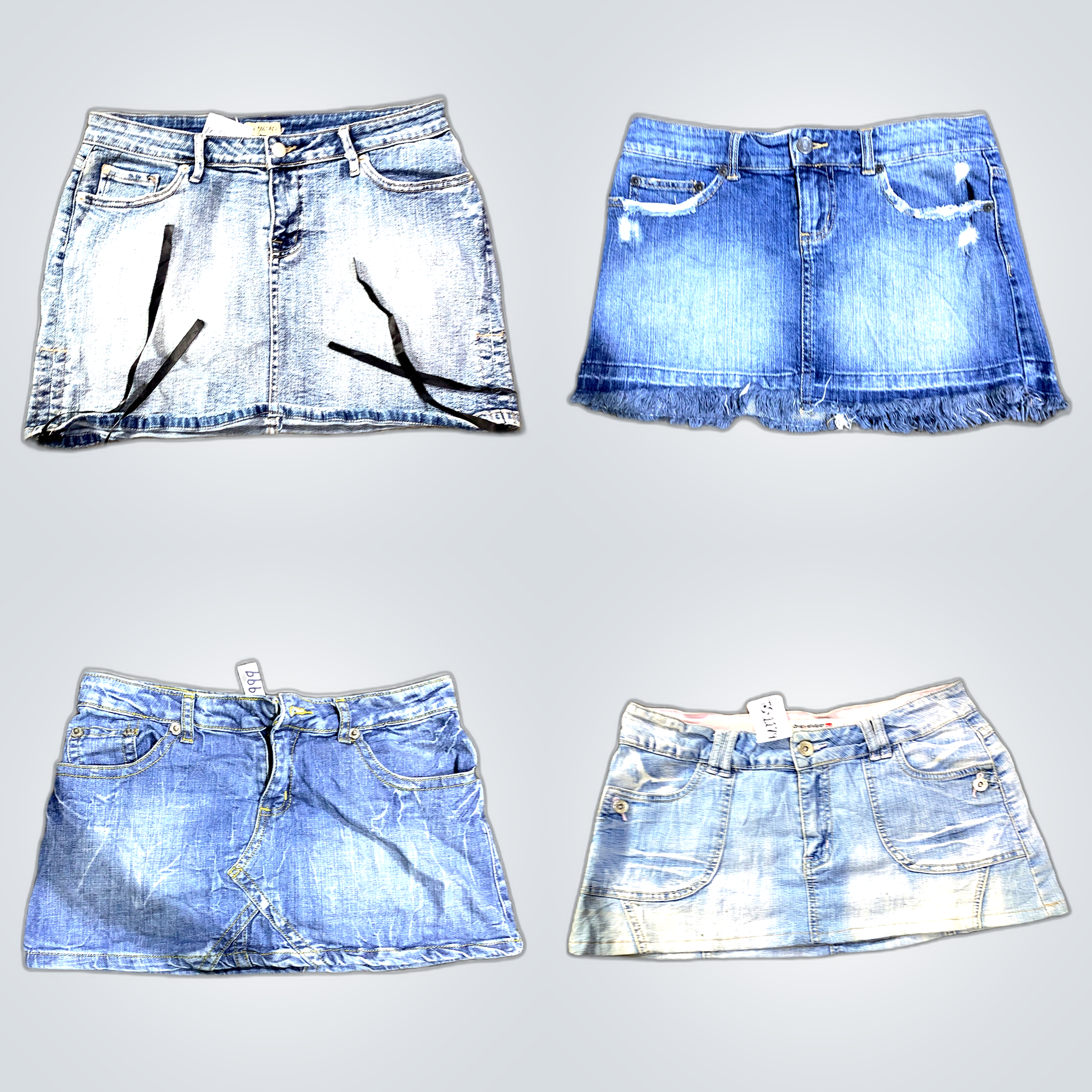 Diesel Y2K Denim Mini Skirts