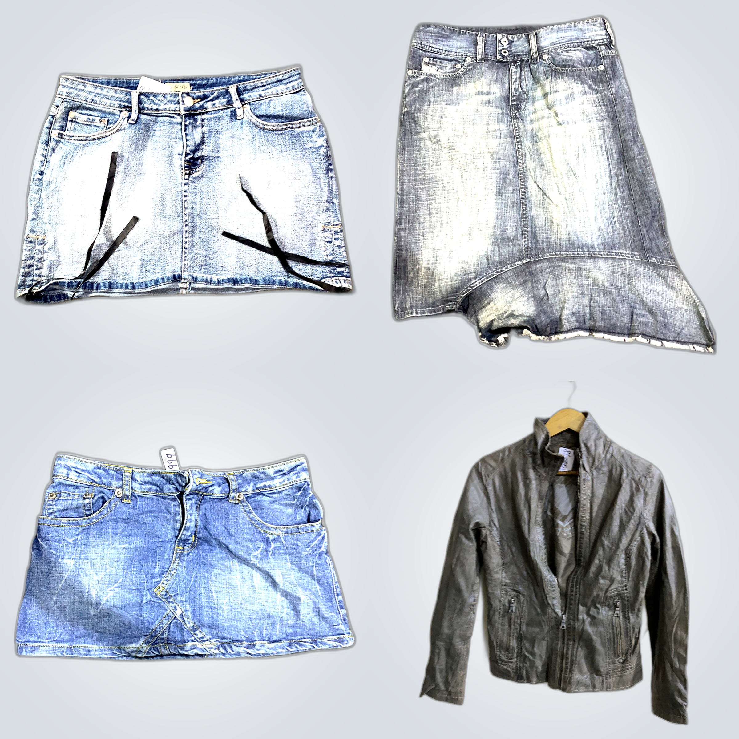 Diesel Y2K Denim Mini Skirts