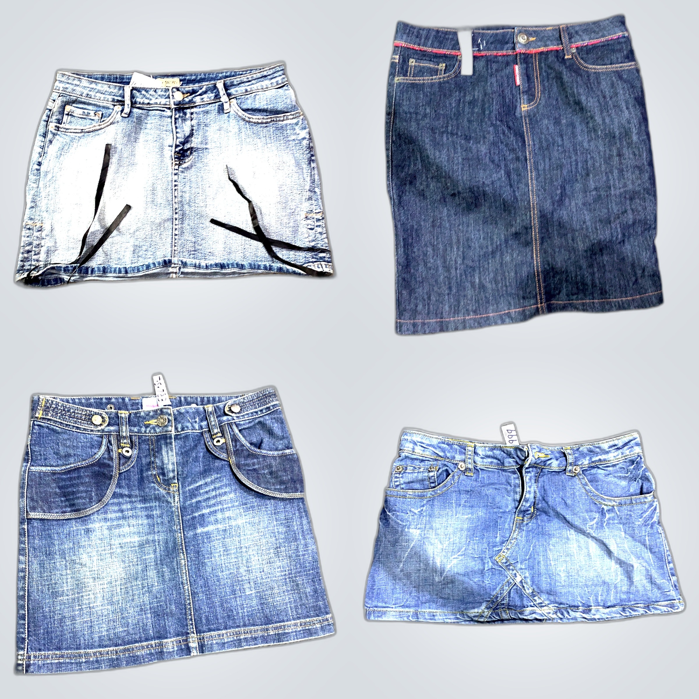 Diesel Y2K Denim Mini Skirts