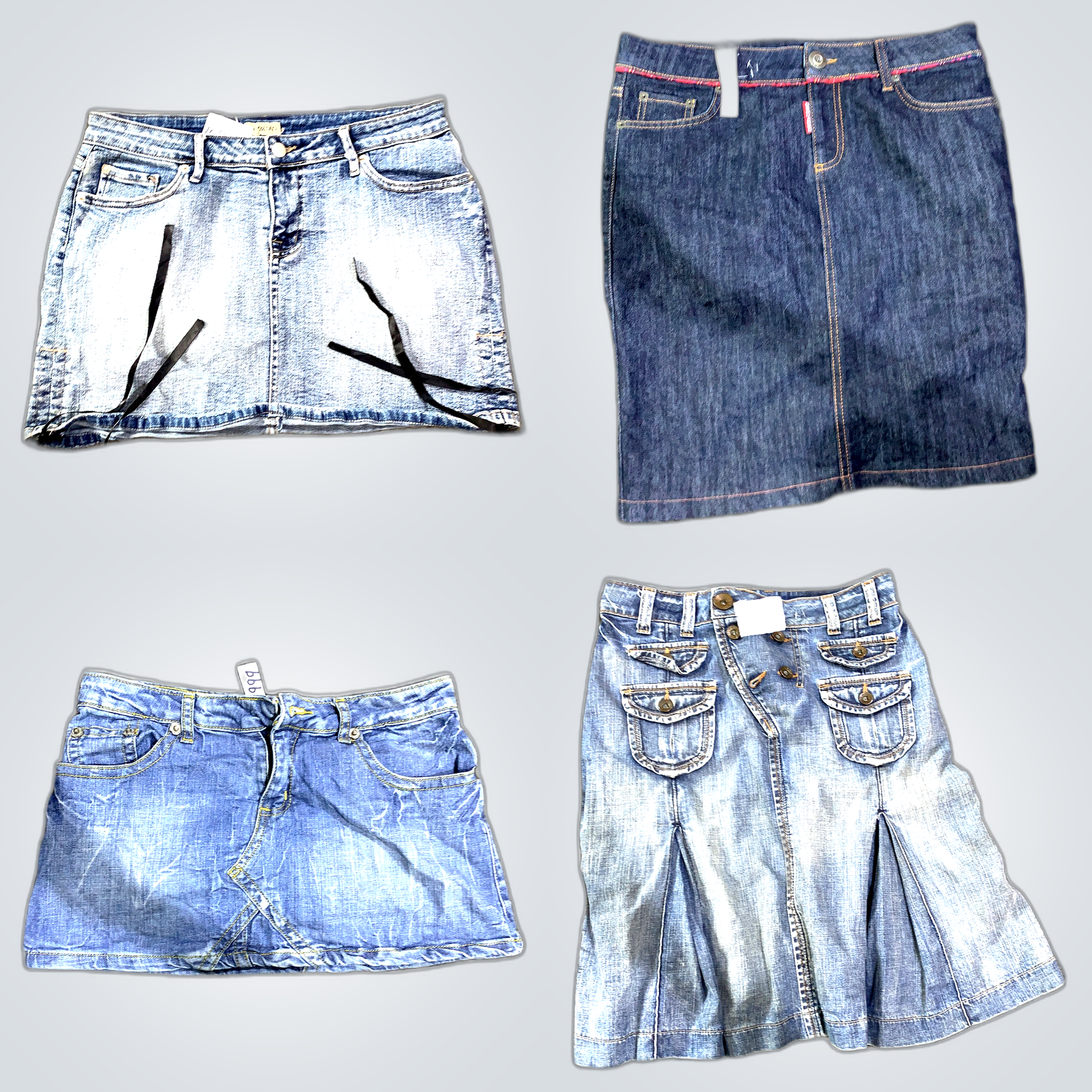Diesel Y2K Denim Mini Skirts