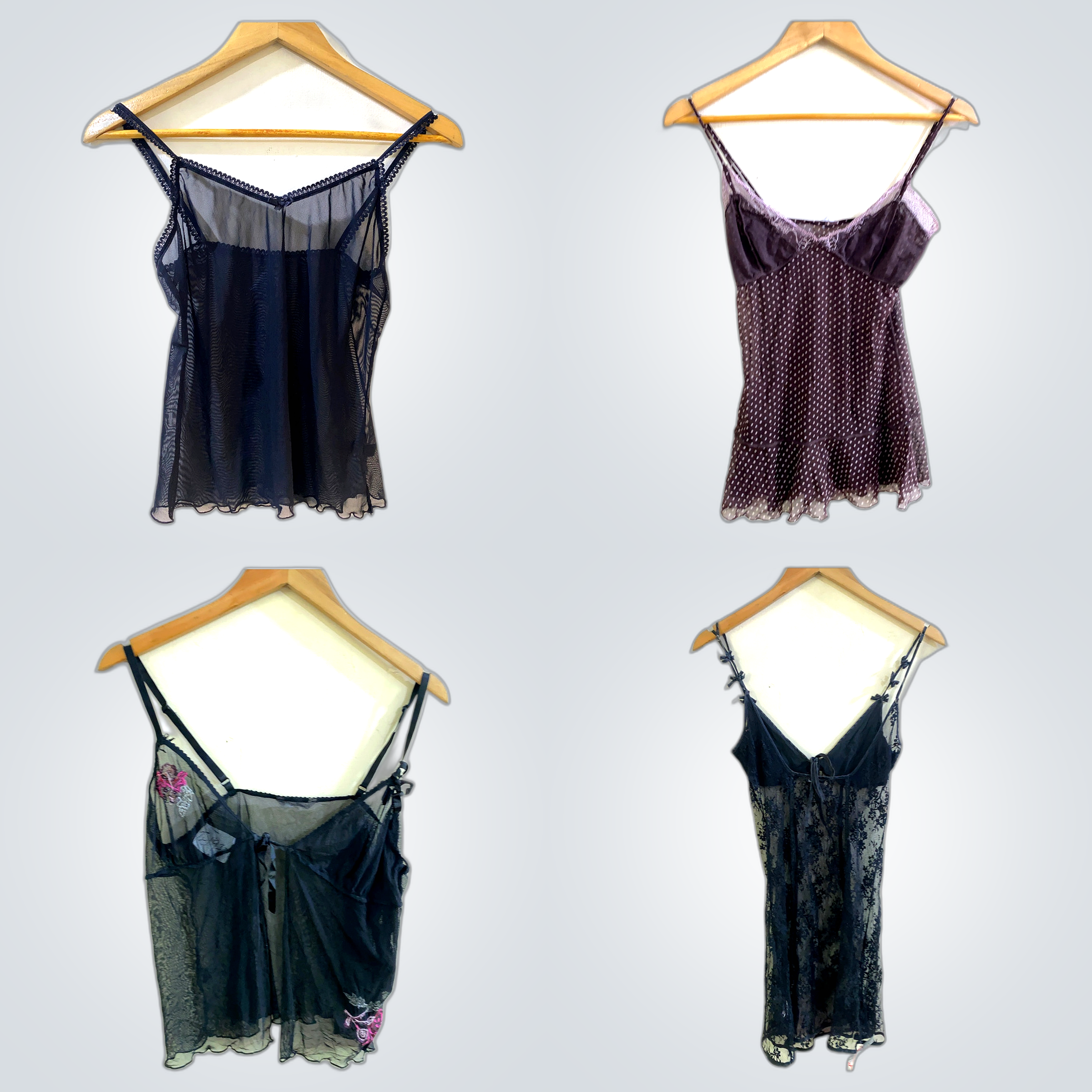 Y2K Lace Trim Camisoles