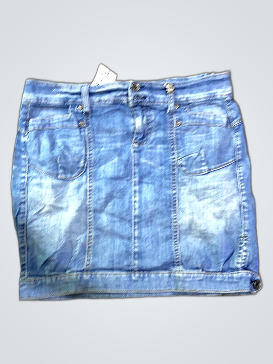 Sisley Denim Mini Skirt