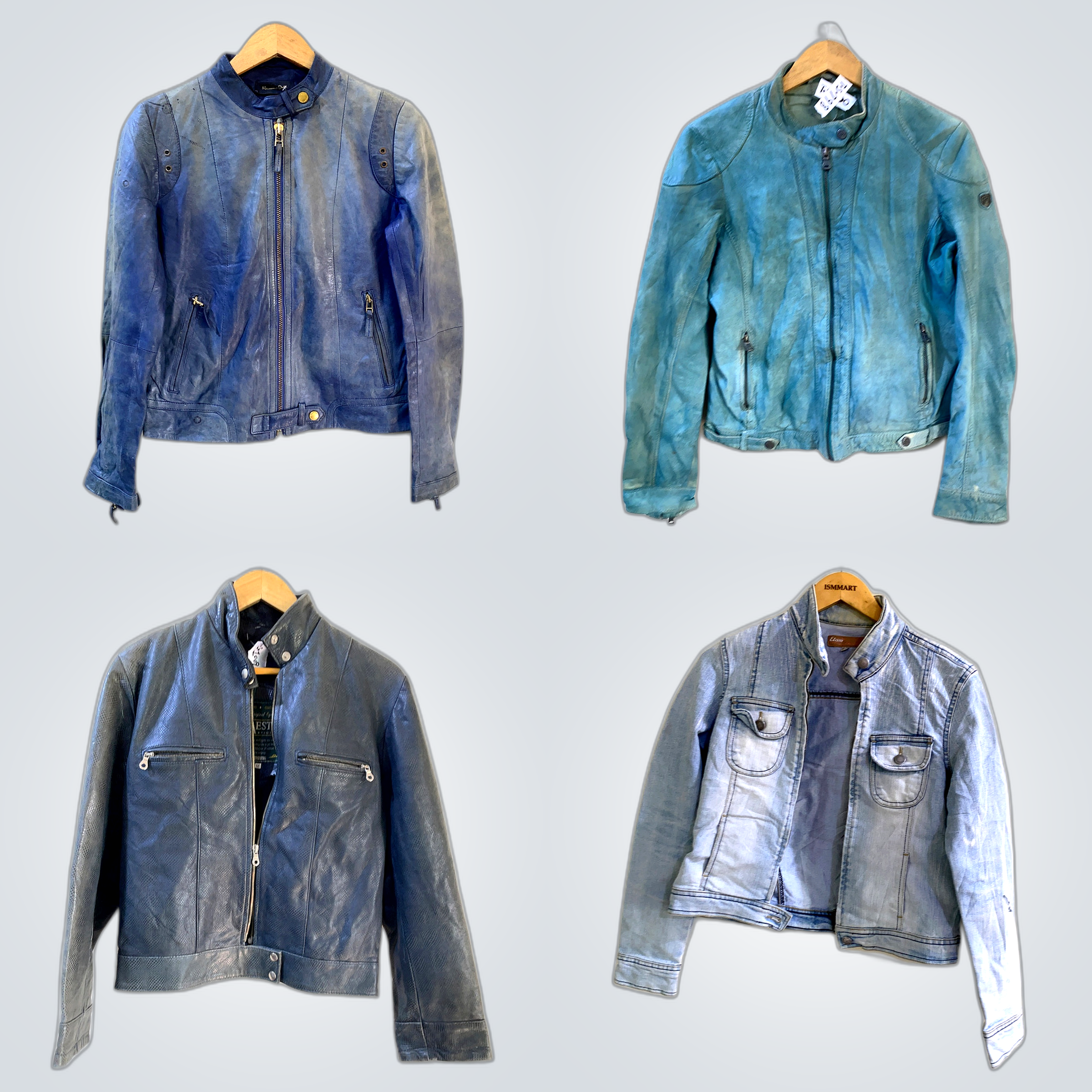 Y2K Denim Leather Jackets