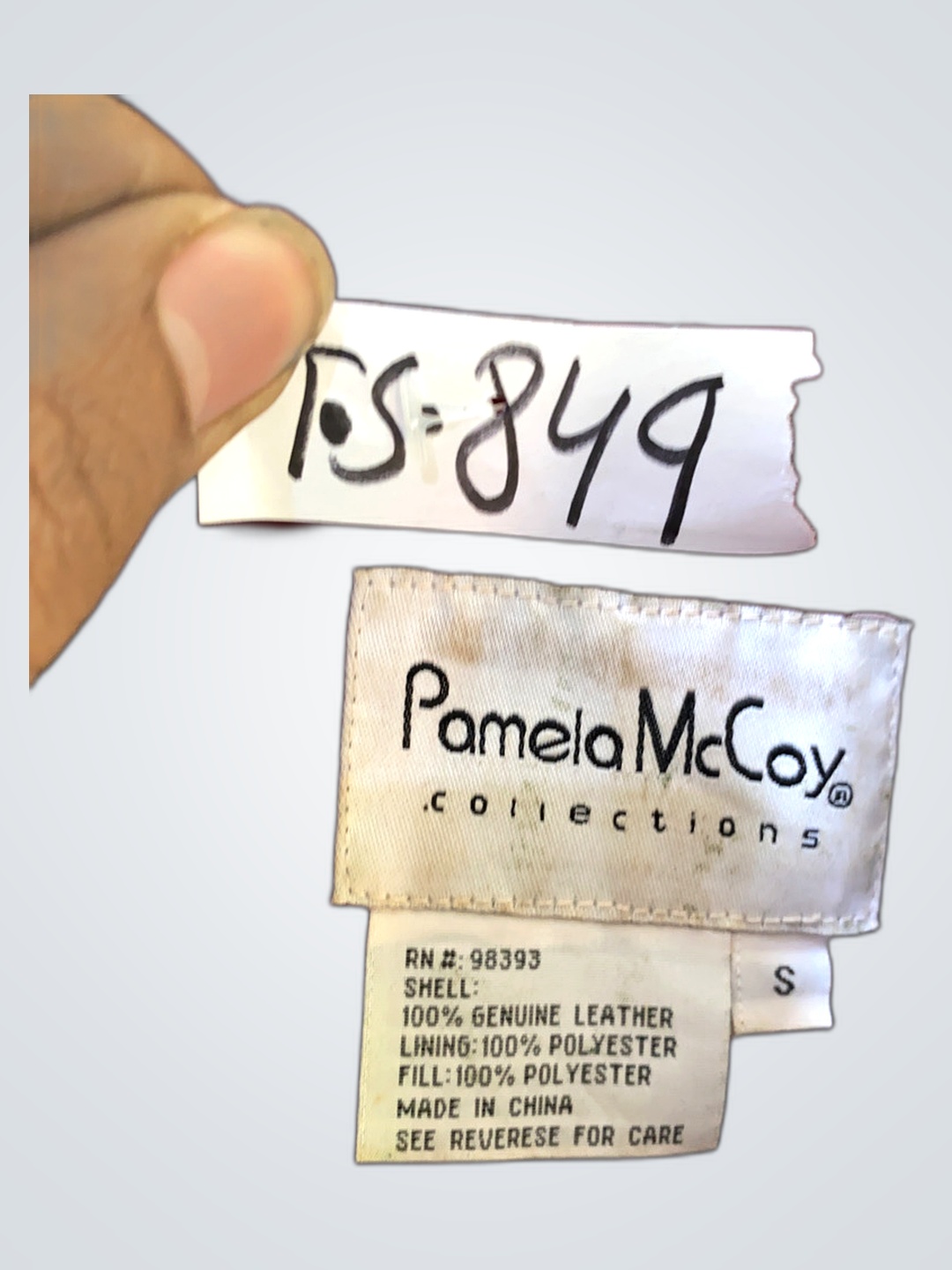 Pamela McCoy Leather Jacket