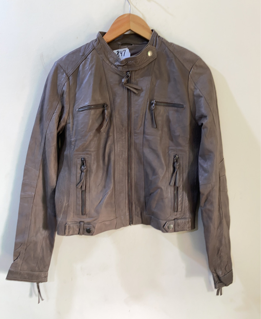 Veste en cuir Saint Tropez