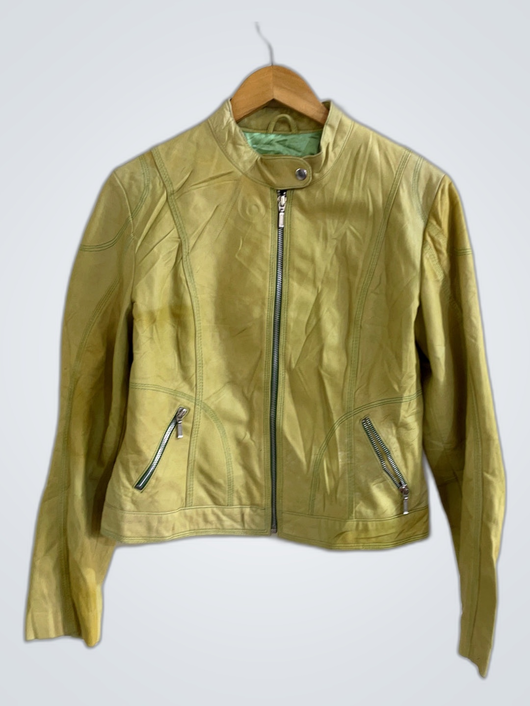 Green Leather Jacket