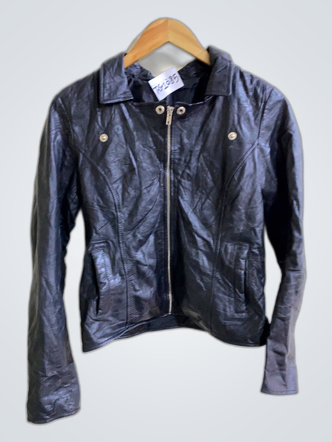 Chaqueta de Cuero Negra