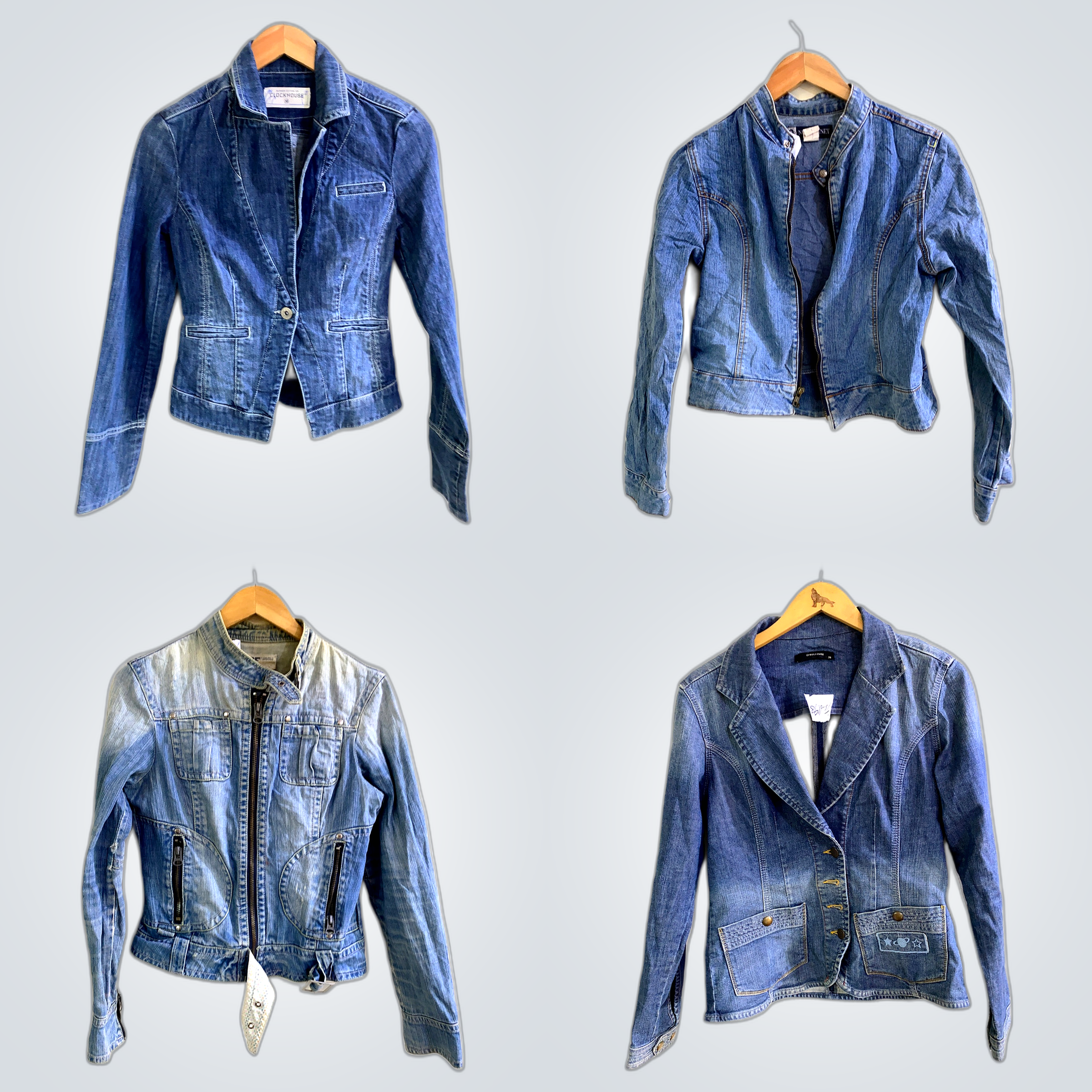 デニムY2Kジャケット