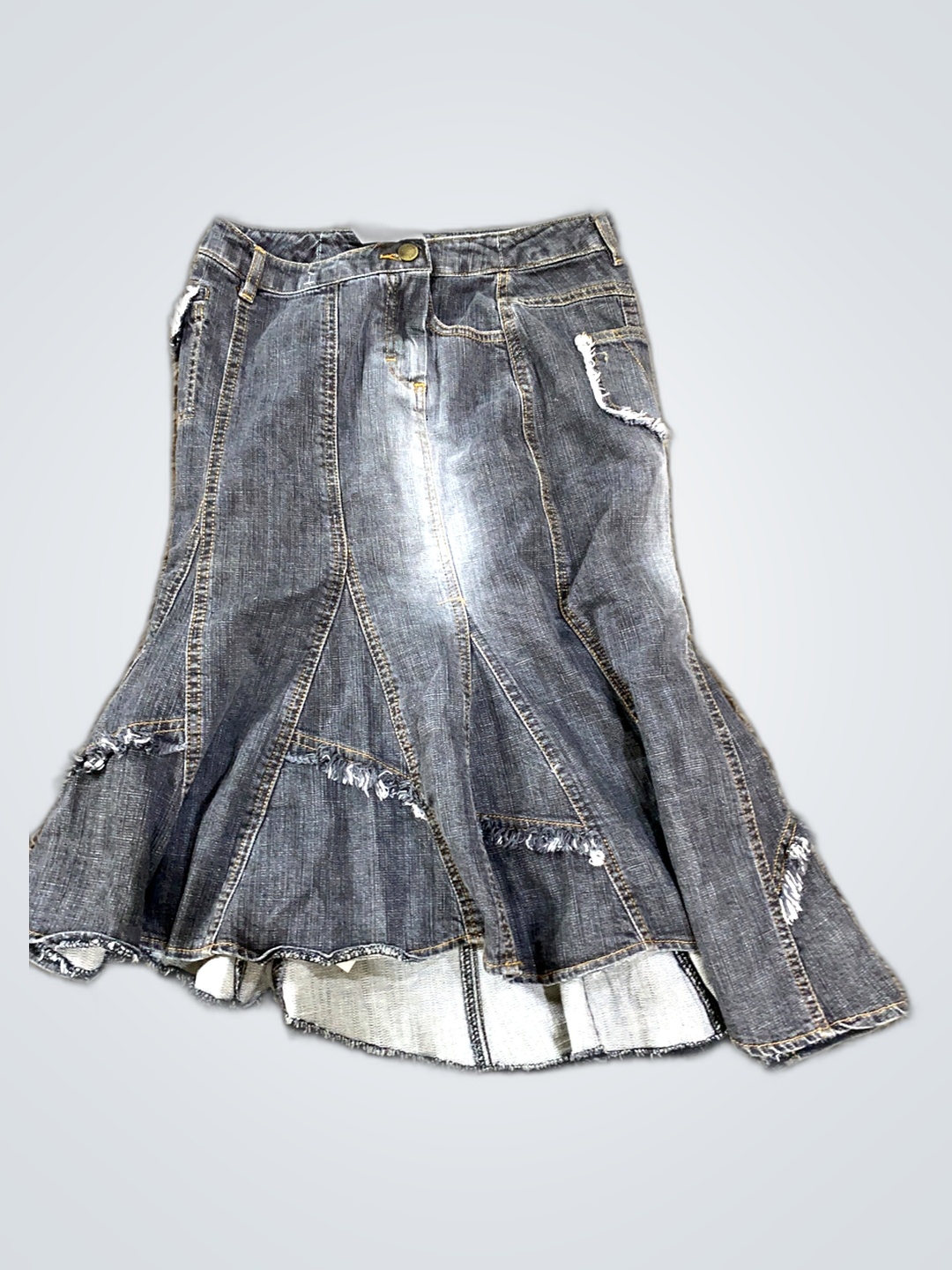 ポンスデニムミニスカート