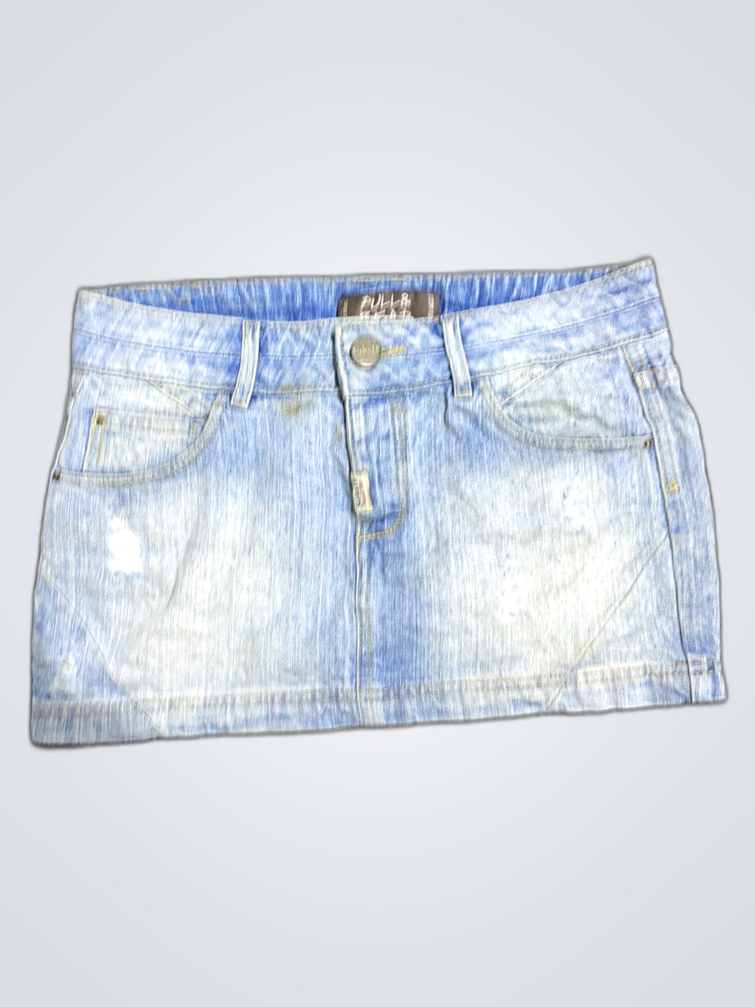 Pull & Bear Denim Mini Skirt