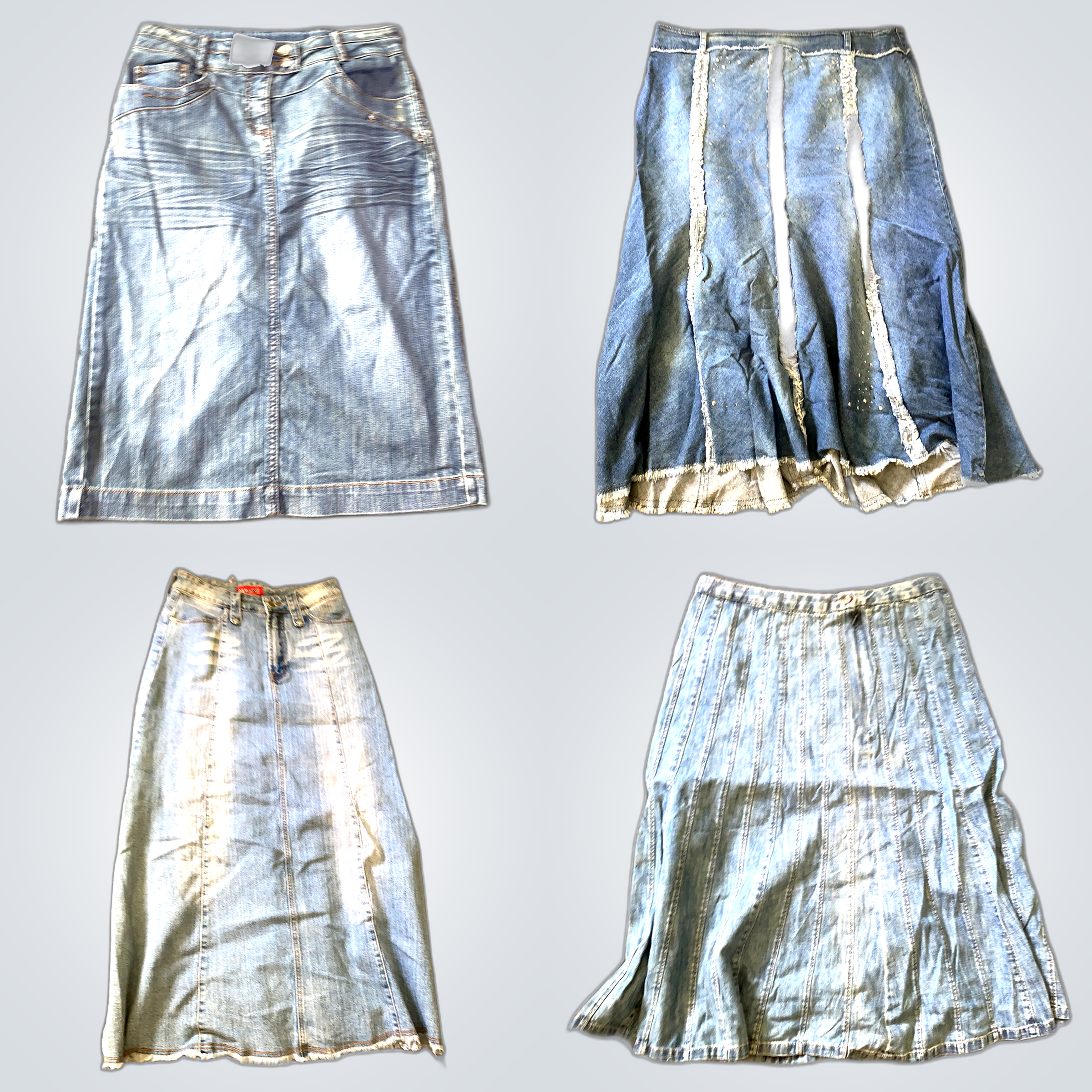Y2K Denim Skirts Bundle