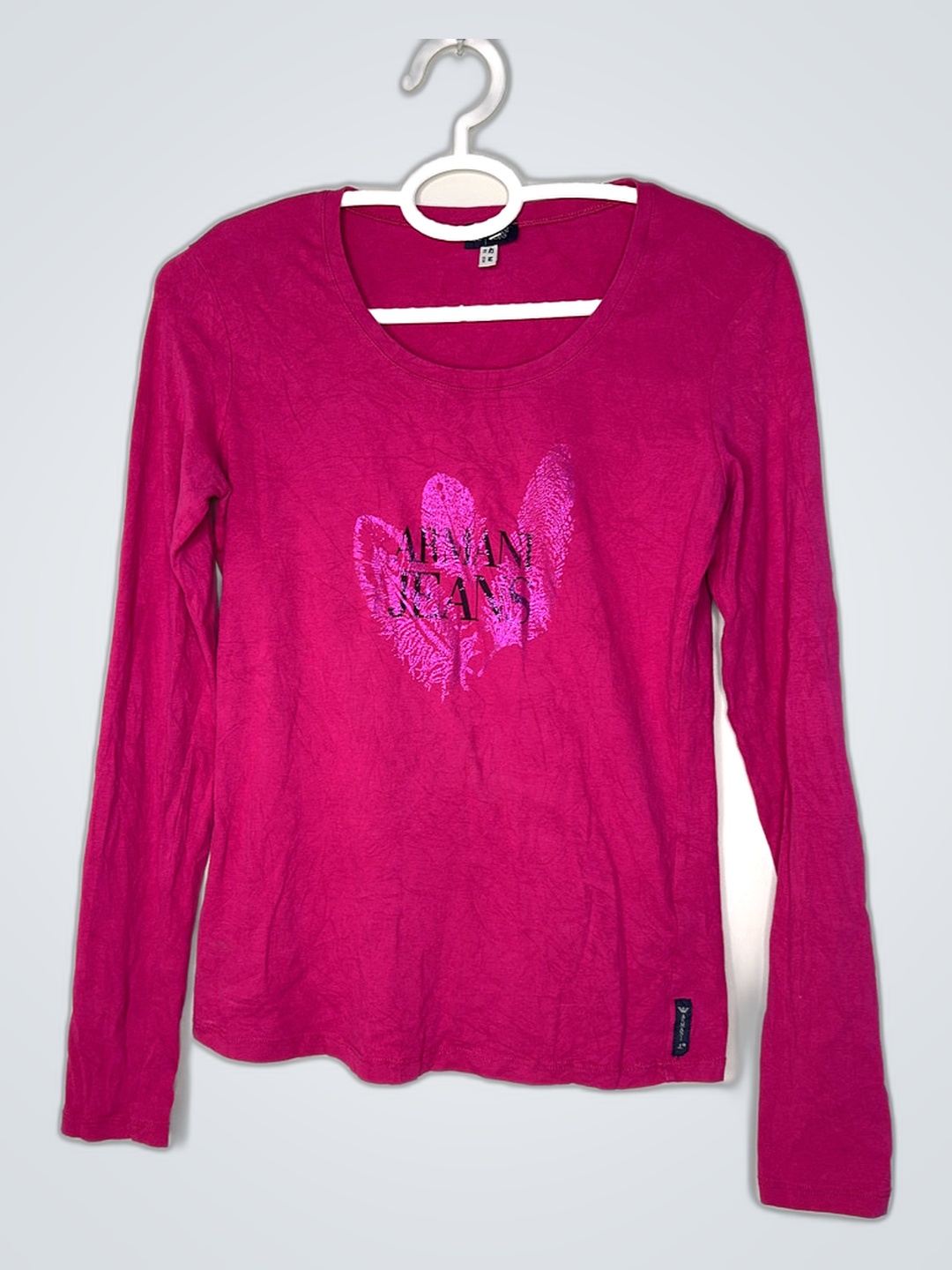 Armani Jeans Pink Long Sleeve Top