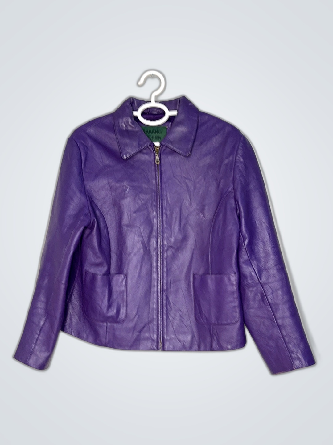 Purple Leather Jacket