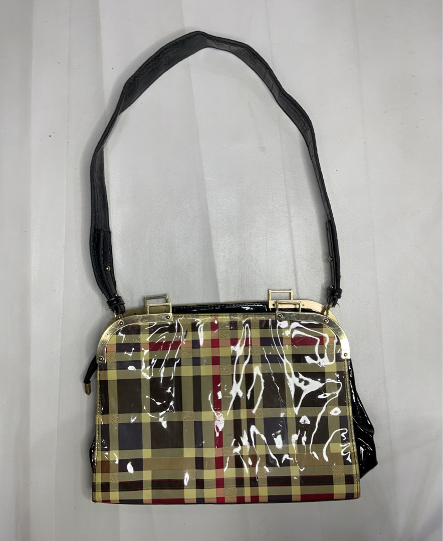 Burberry Plaid Shoulder Bag