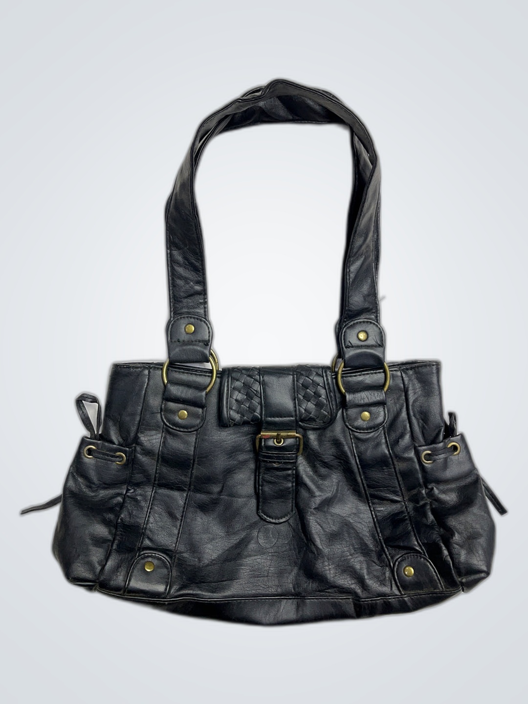Black Leather Shoulder Bag