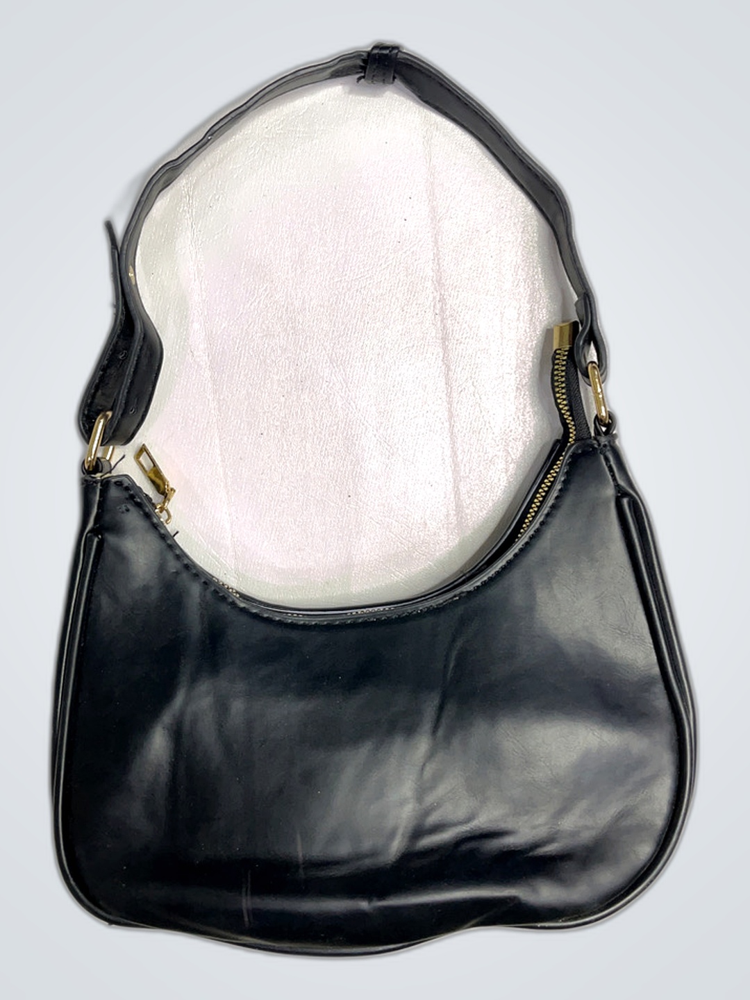 Black Leather Shoulder Bag
