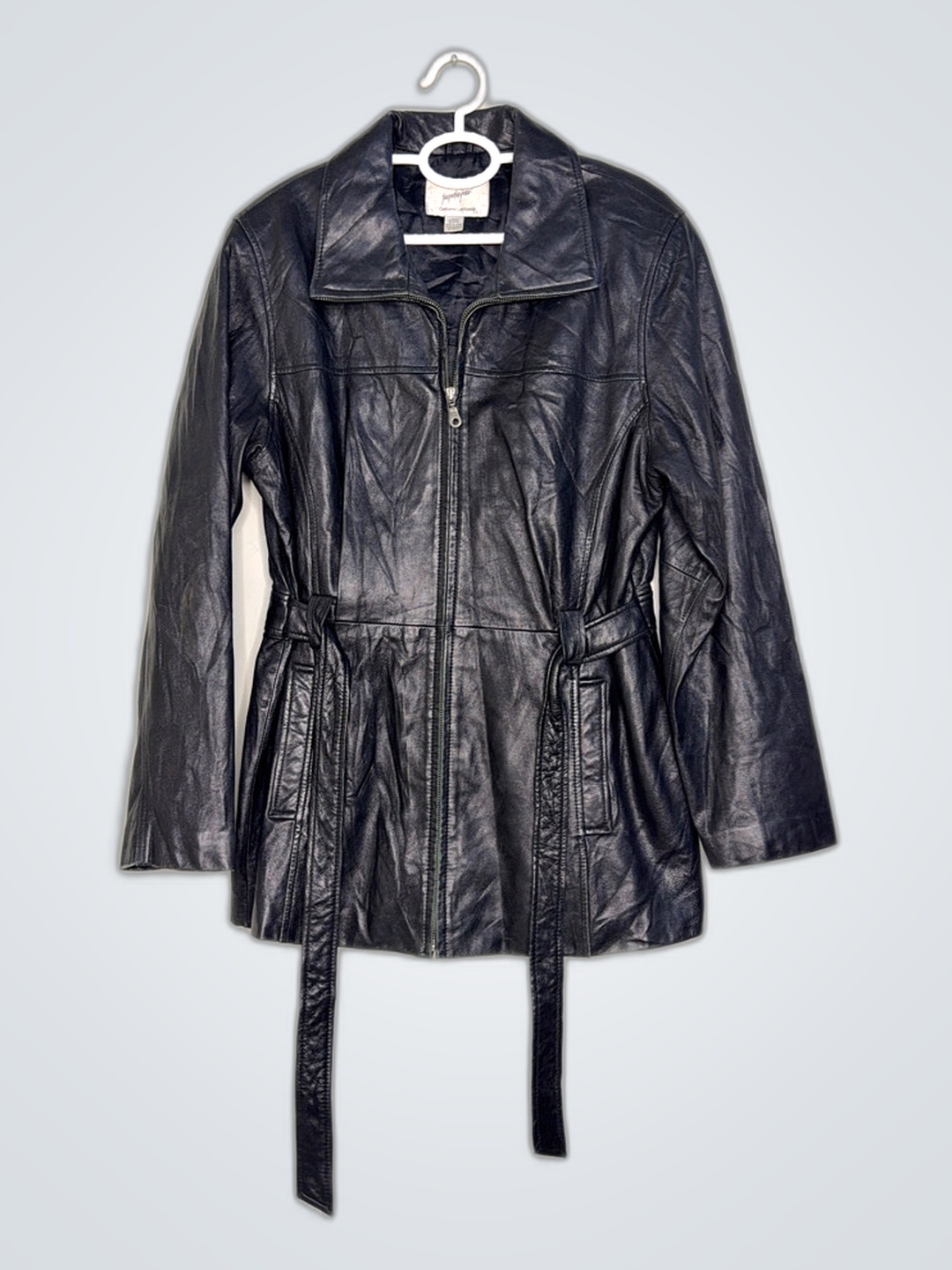 Jaqueta de Couro Preta