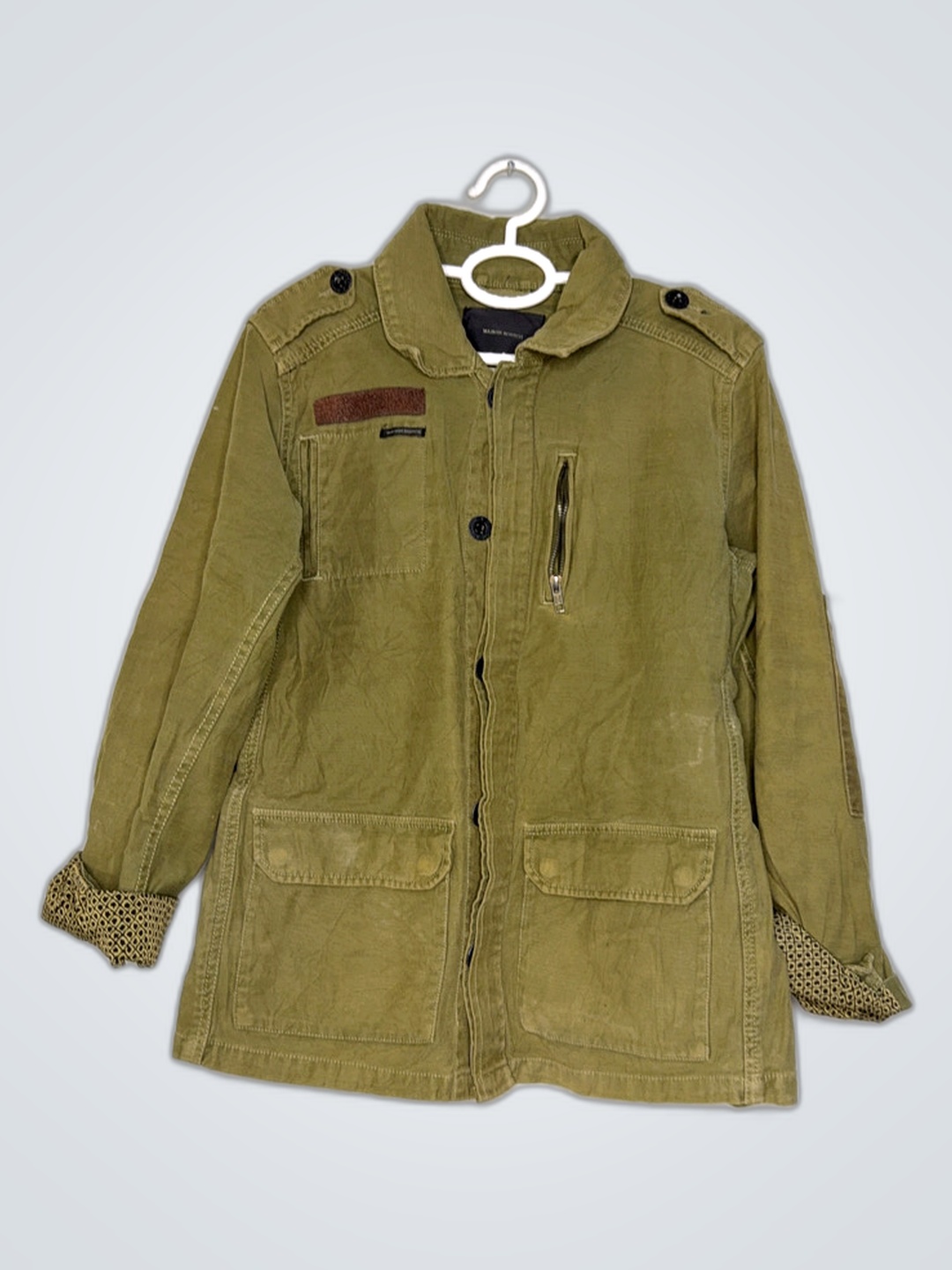 Unbranded Military Jacket Olive Green