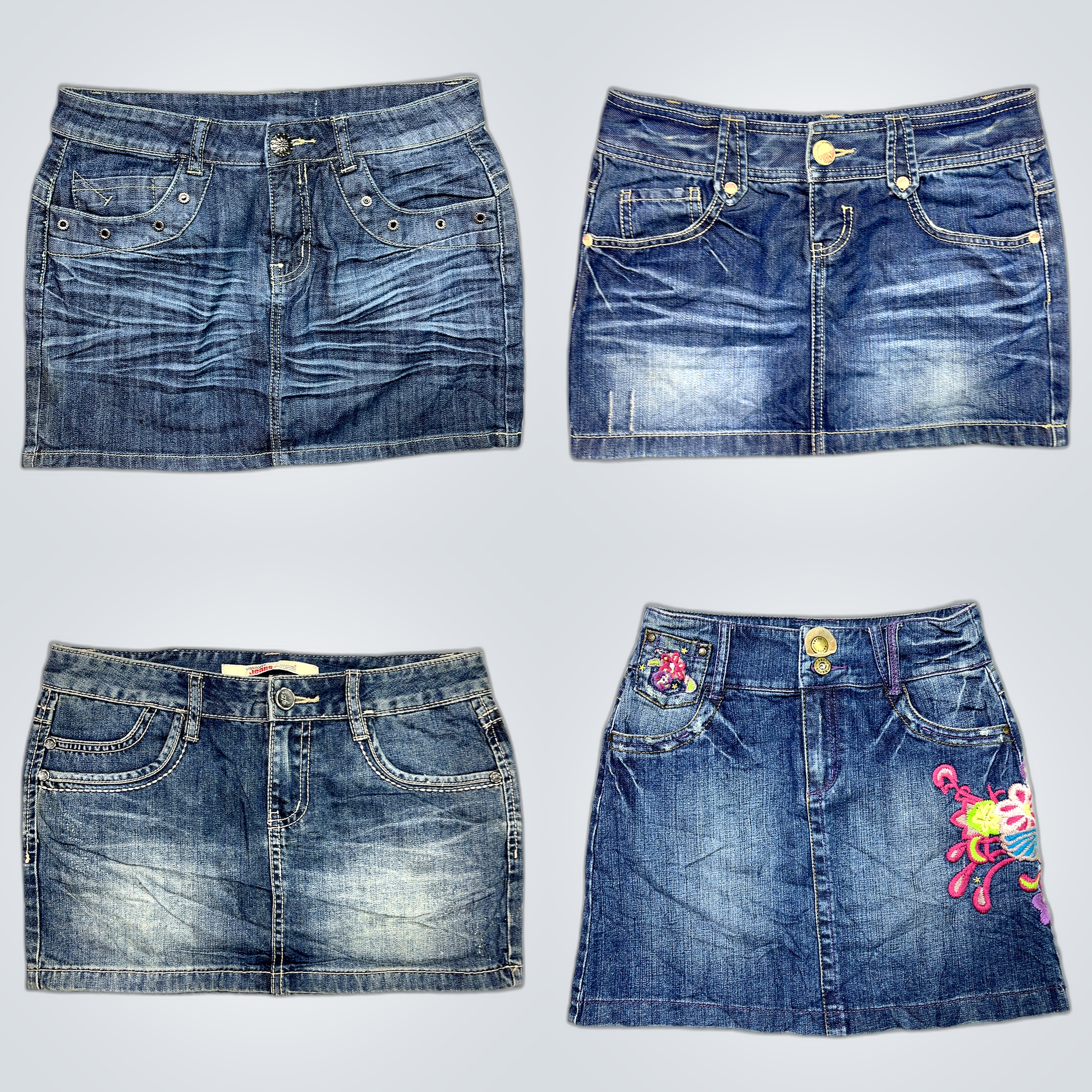 Ensemble de jupes en denim mini