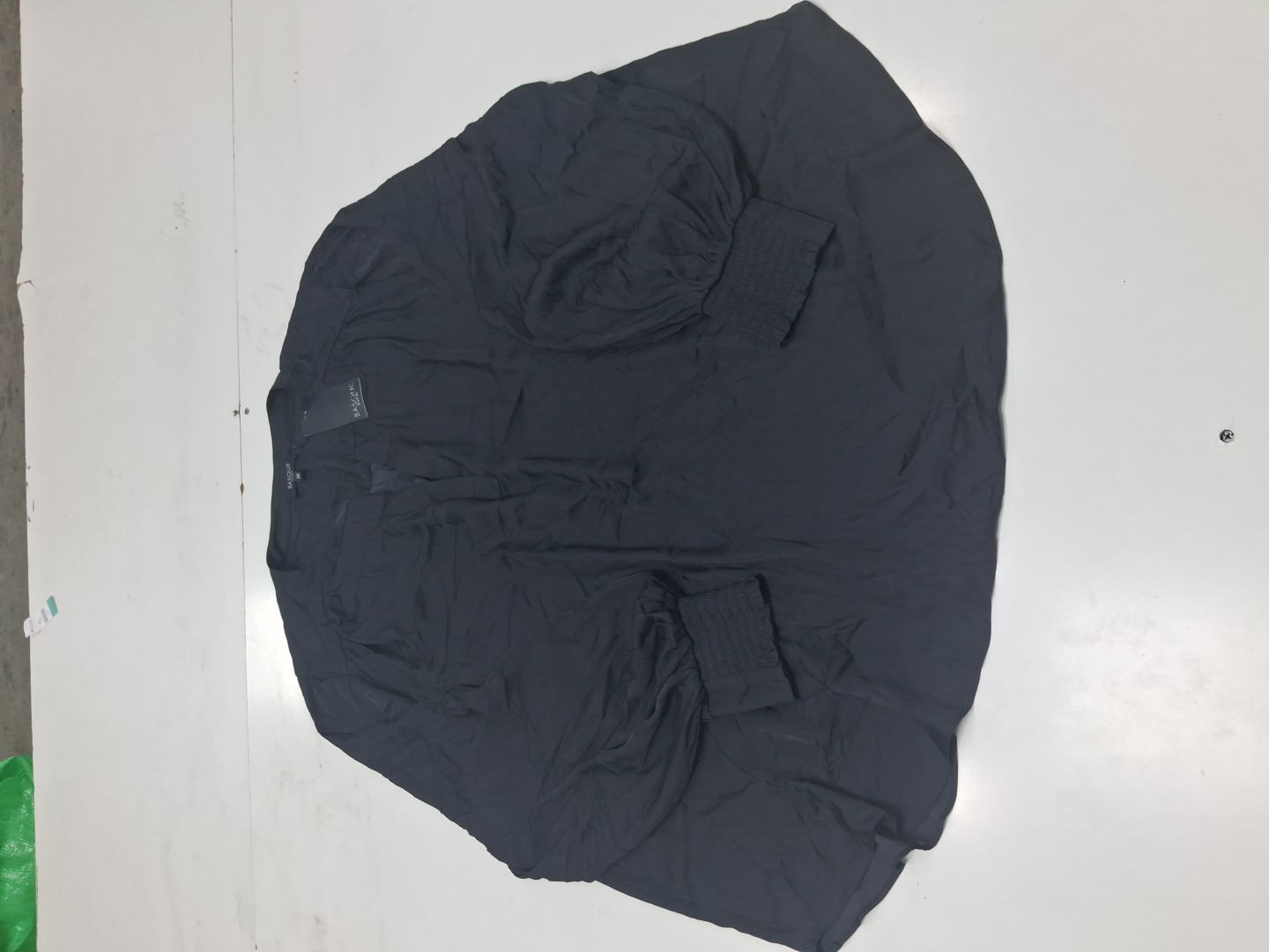 Basque Puffed Sleeve Blouse