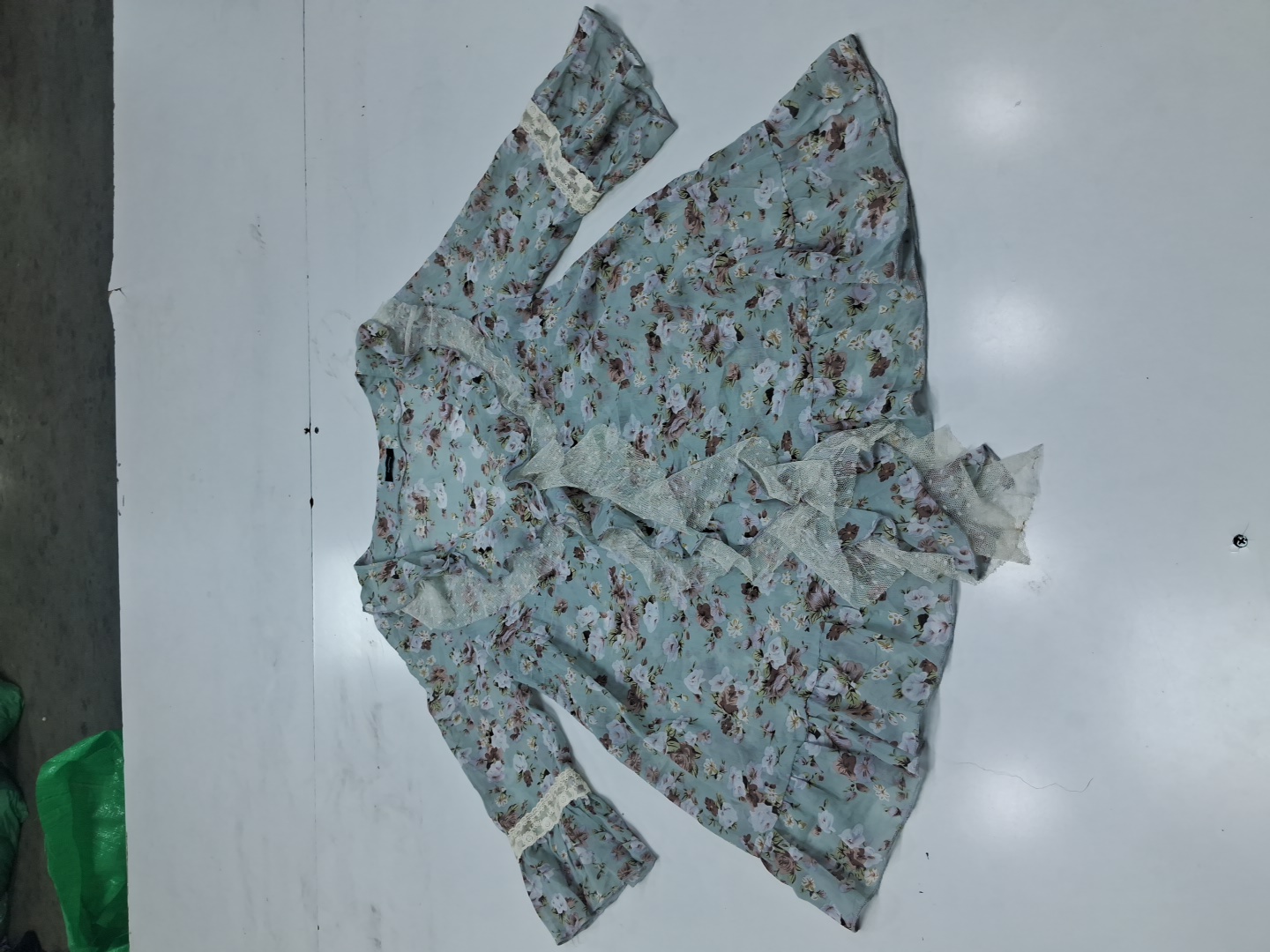 Agrimony Printed Ruffle Blouse