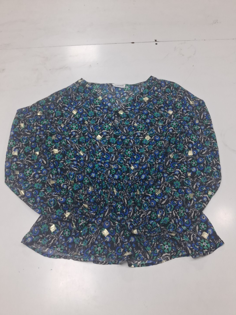 Cache Printed Floral Blouse