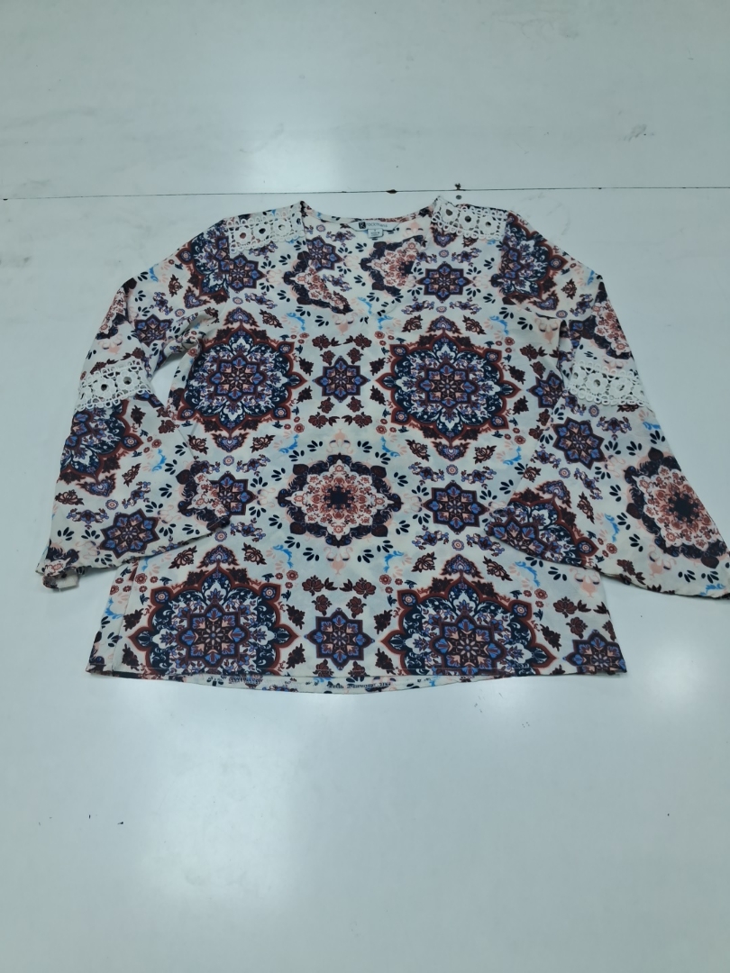 Rockmans Printed Long-Sleeve Blouse